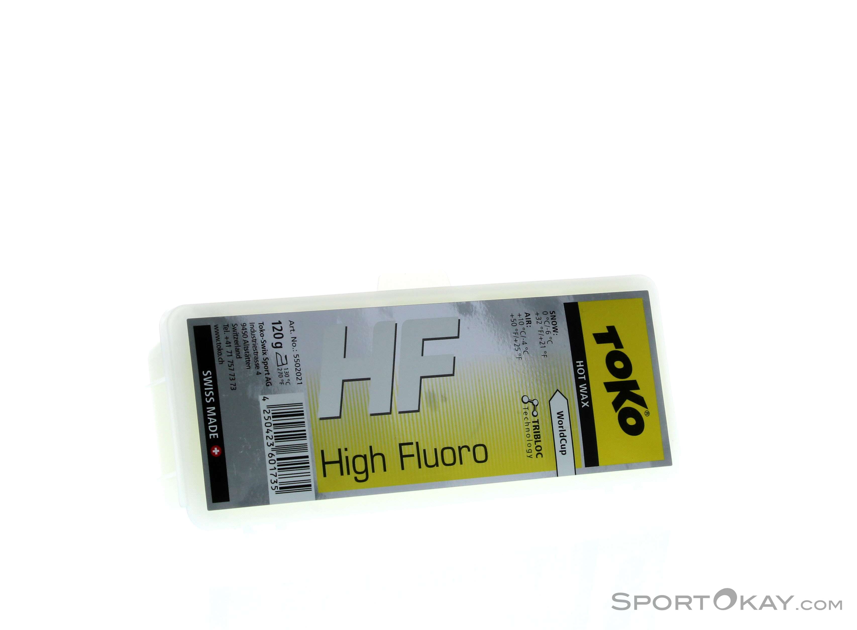 TOKO HF-002 イエロー　スキーワックス Toko HF Hot Wax yellow 40g Hot Wax - Wax - Ski Care - Ski