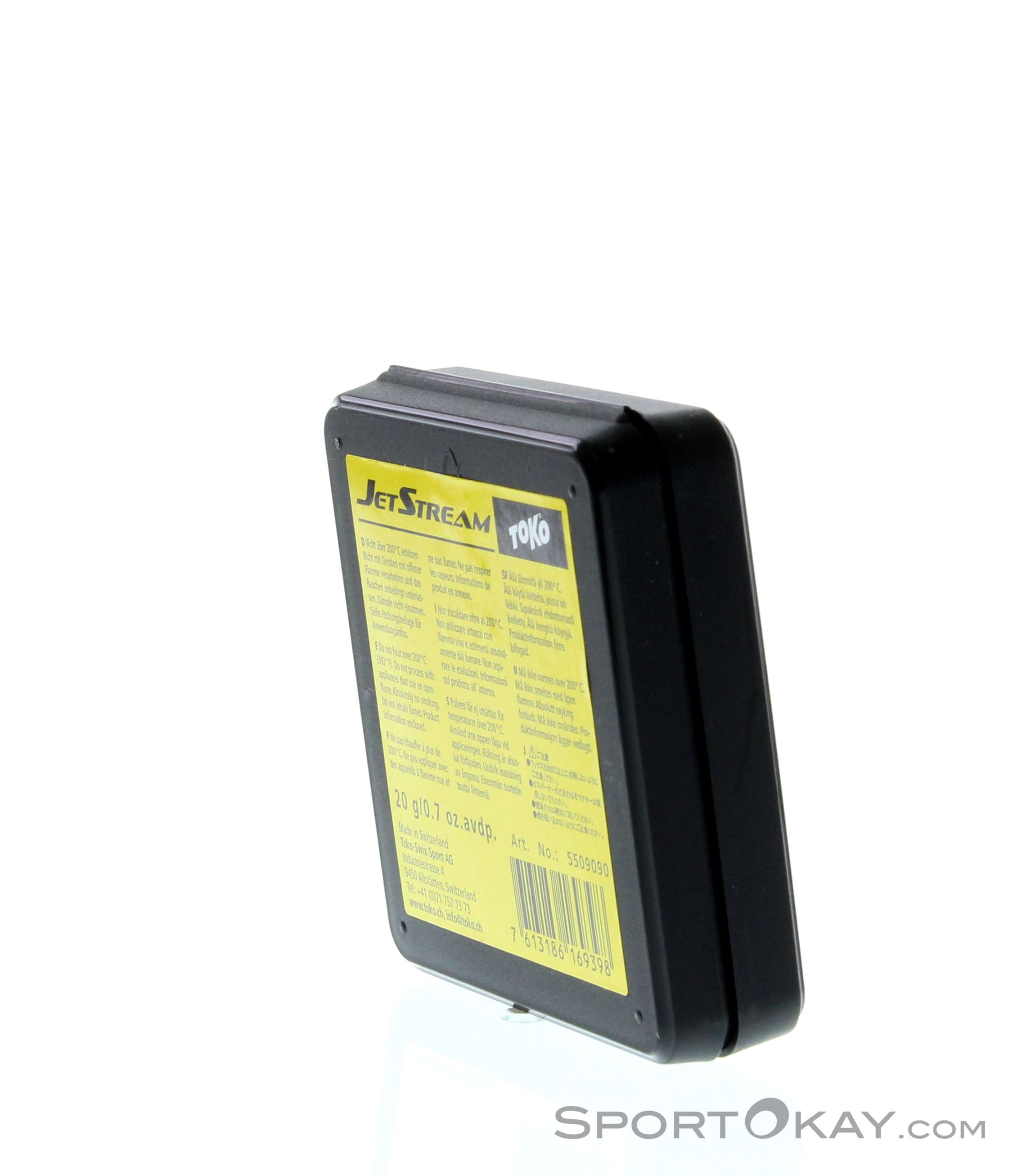 Toko JetStream Bloc yellow 20g Top Finish Pulver - Wax - Ski Care