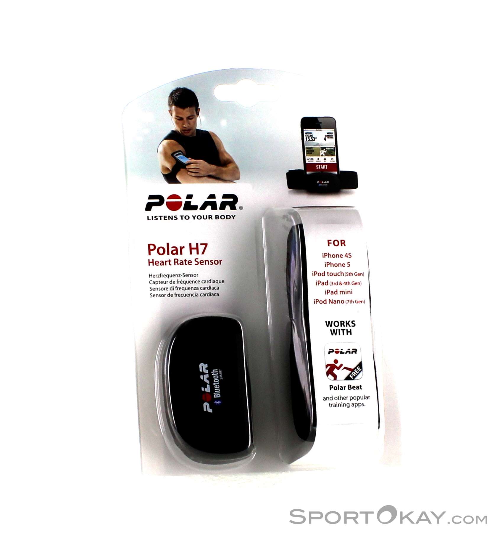 Polar Herzfrequenz-Sensoren Set H7 (Bluetooth SMART 4.0) Spo