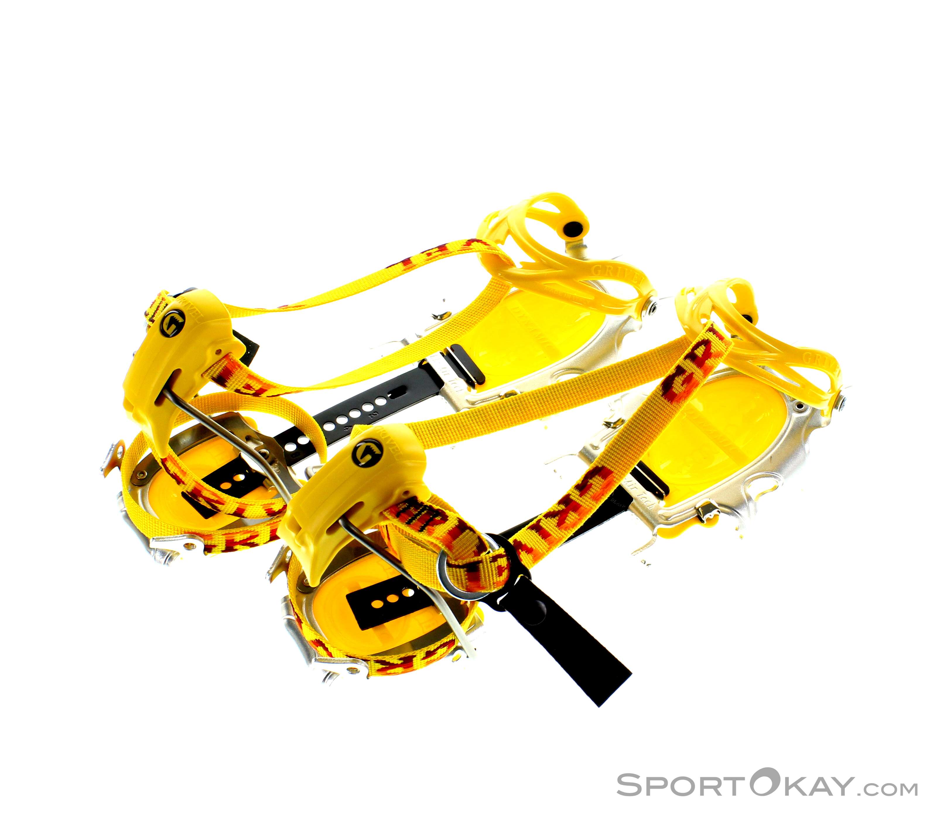 thumbnail interactive-video image 1 of Grivel Air Tech Newmatic Crampons In Yellow : Mens Grivel UK At 1 of 11