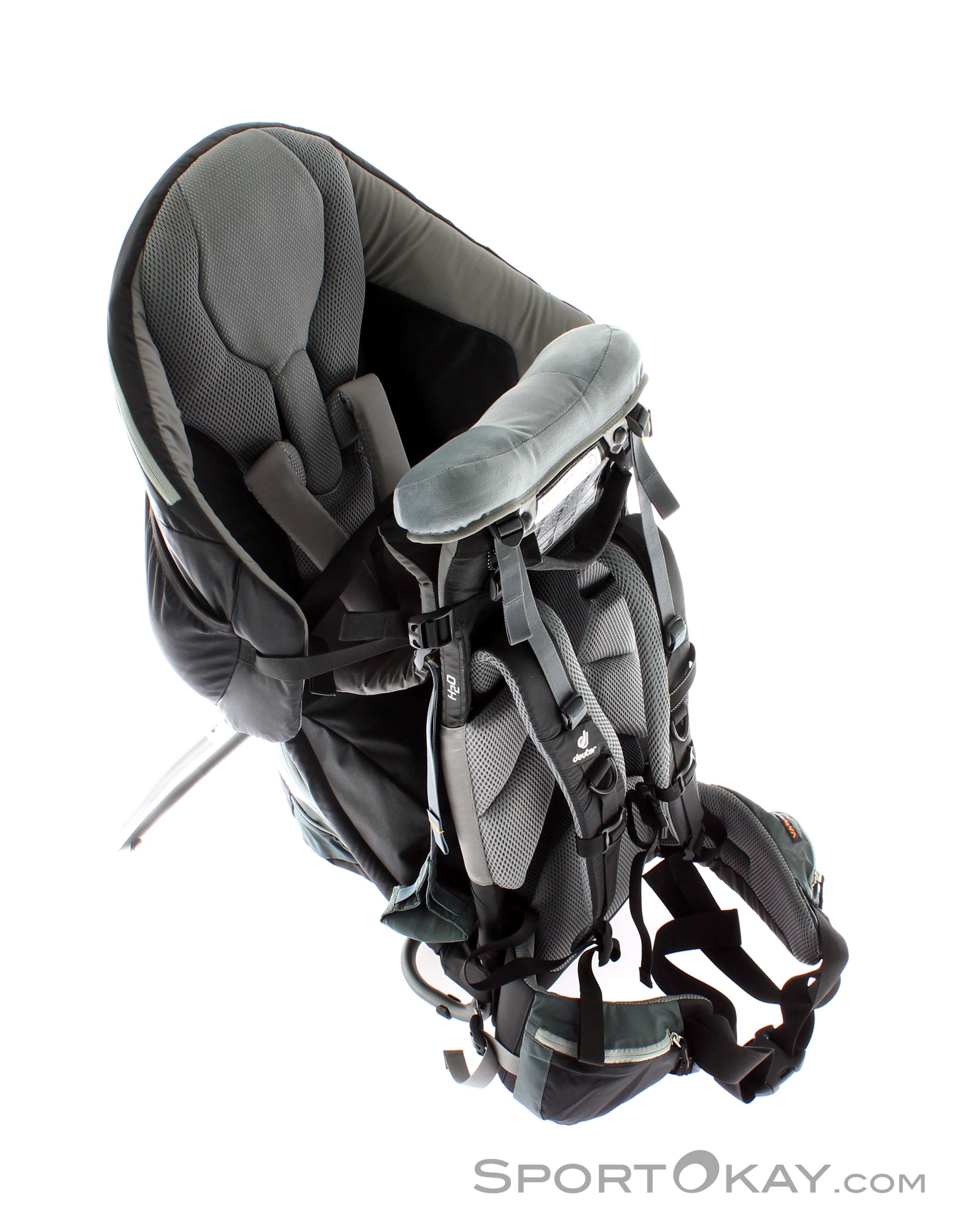 deuter Kid Comfort III ブラック/グレー Deuter Kid Comfort III Child Carrier - Shoplifestyle