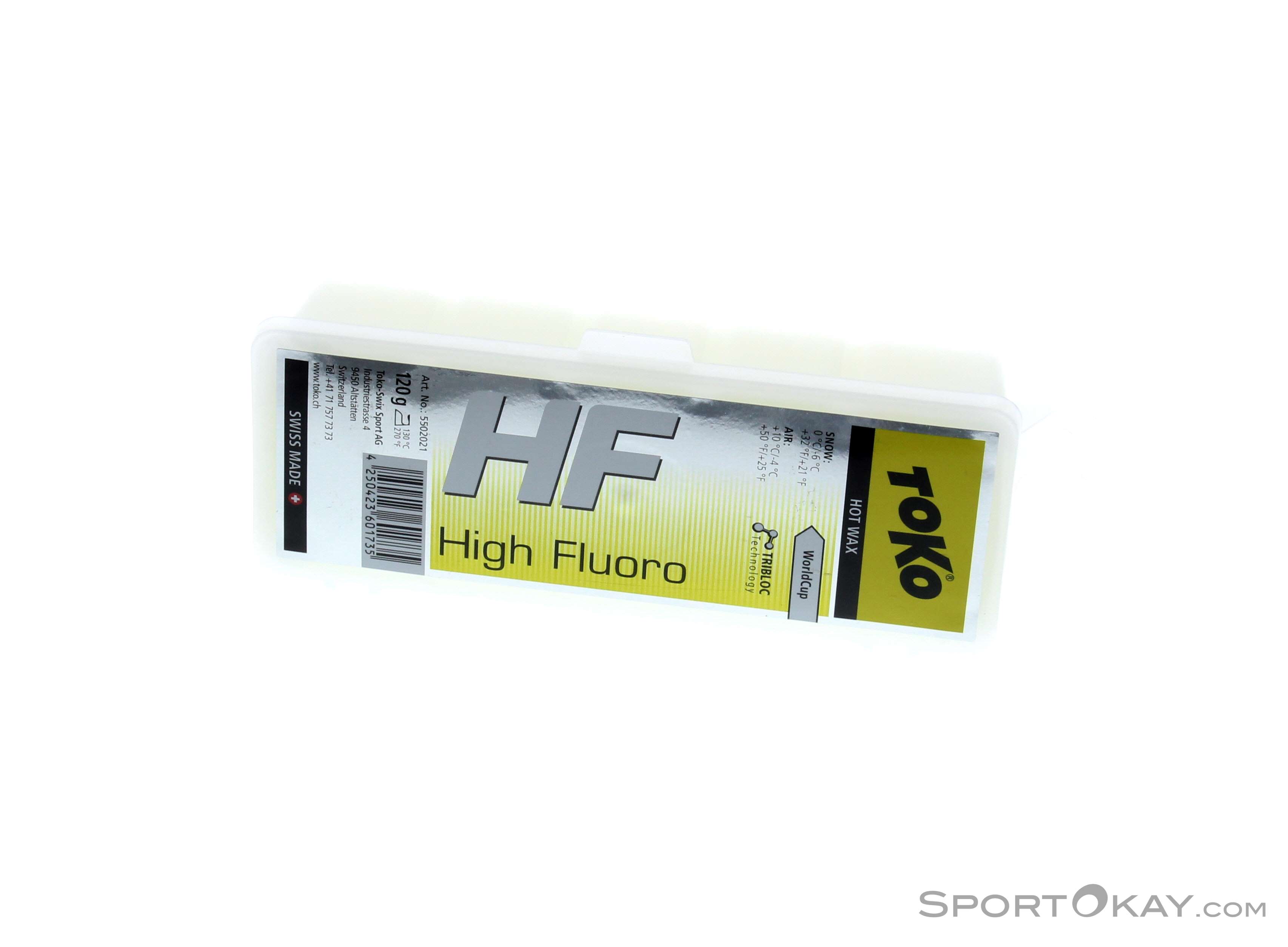 Toko HF Hot Wax yellow 120g Wax - Wax - Ski Care - Ski & Freeride