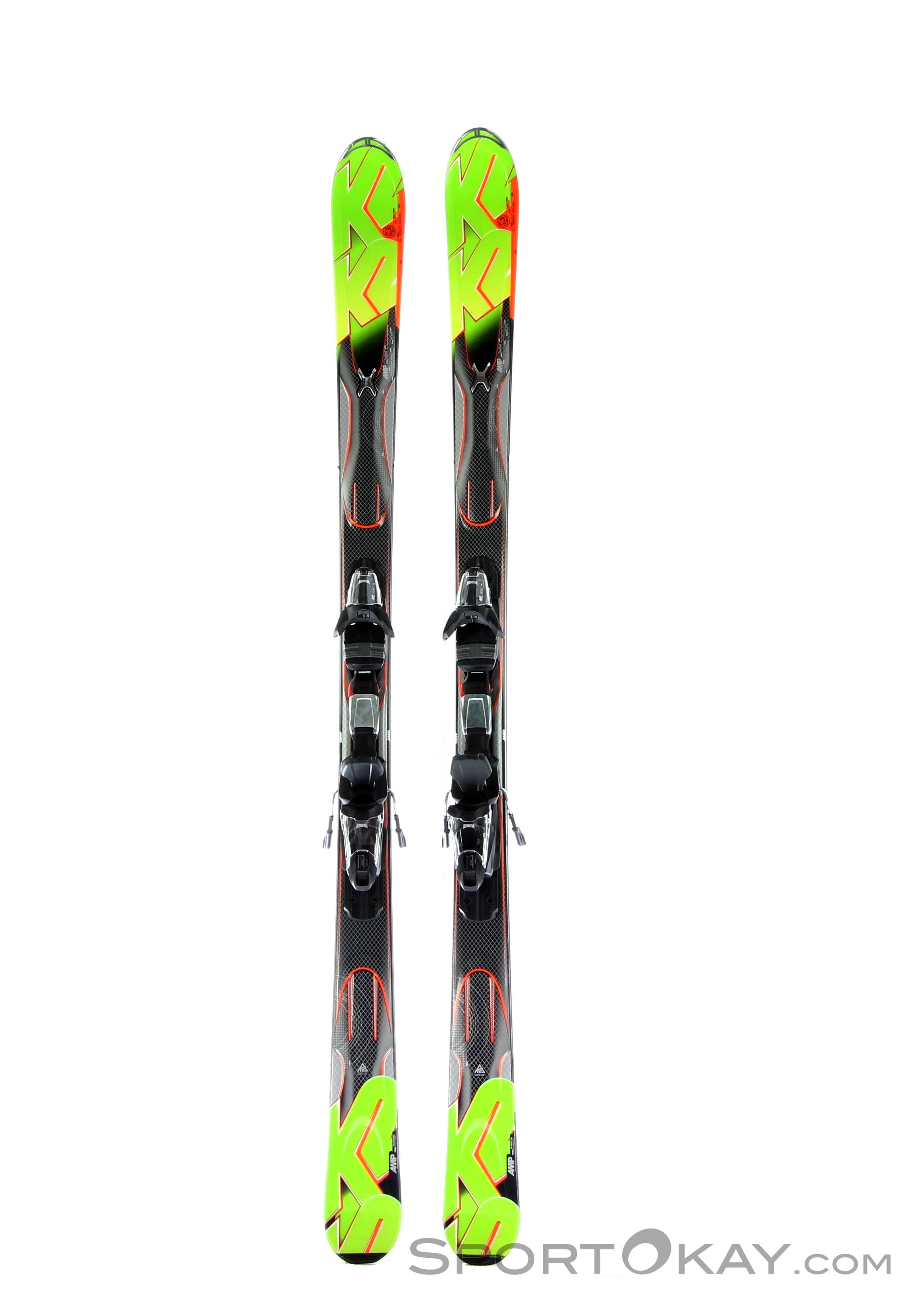 K2 AMP RAZOR + Marker Fastrak III Skiset 2013 - Alpin Ski - Ski