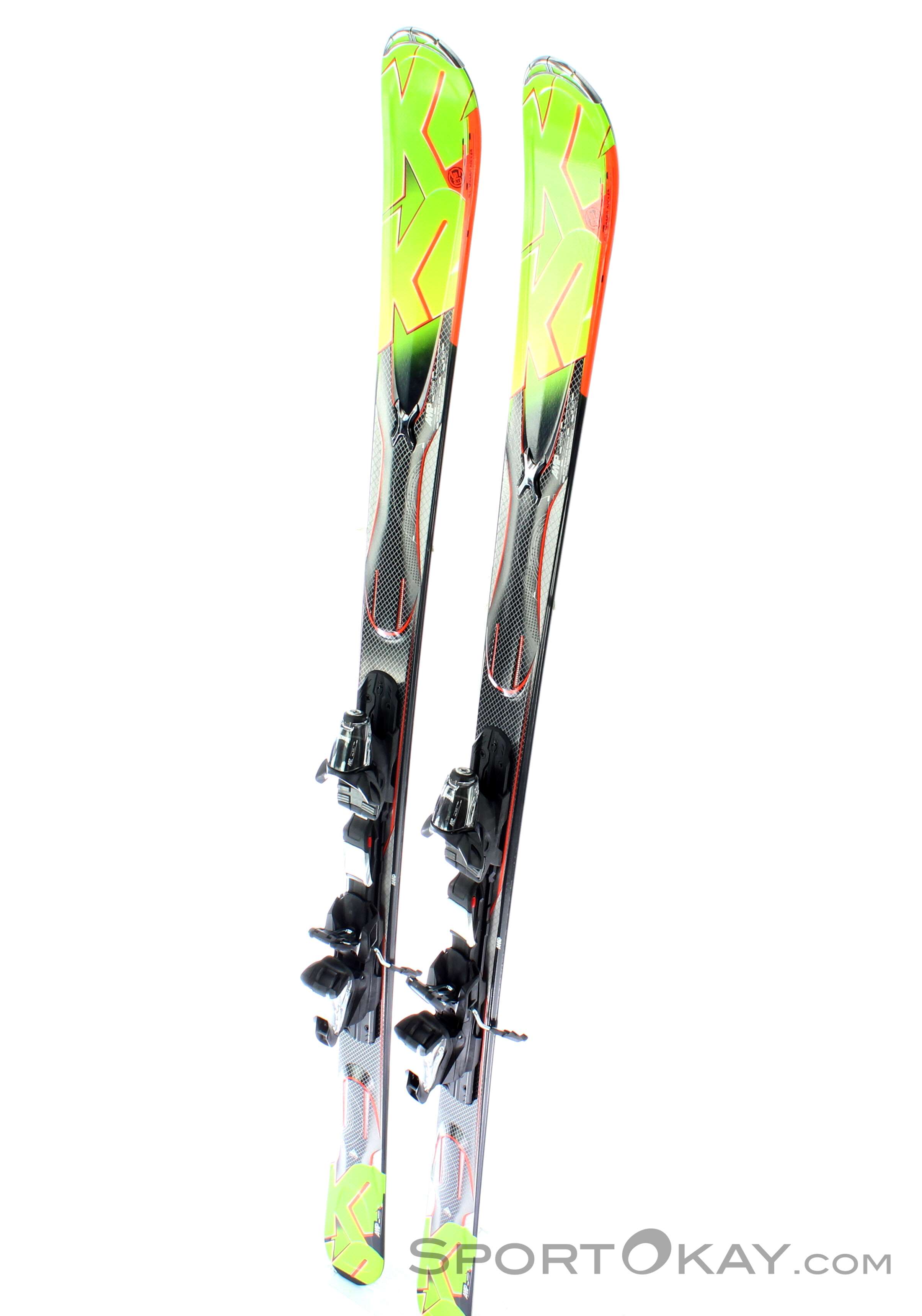 K2 AMP RAZOR + Marker Fastrak III Skiset 2013 - Alpine Skis - Skis