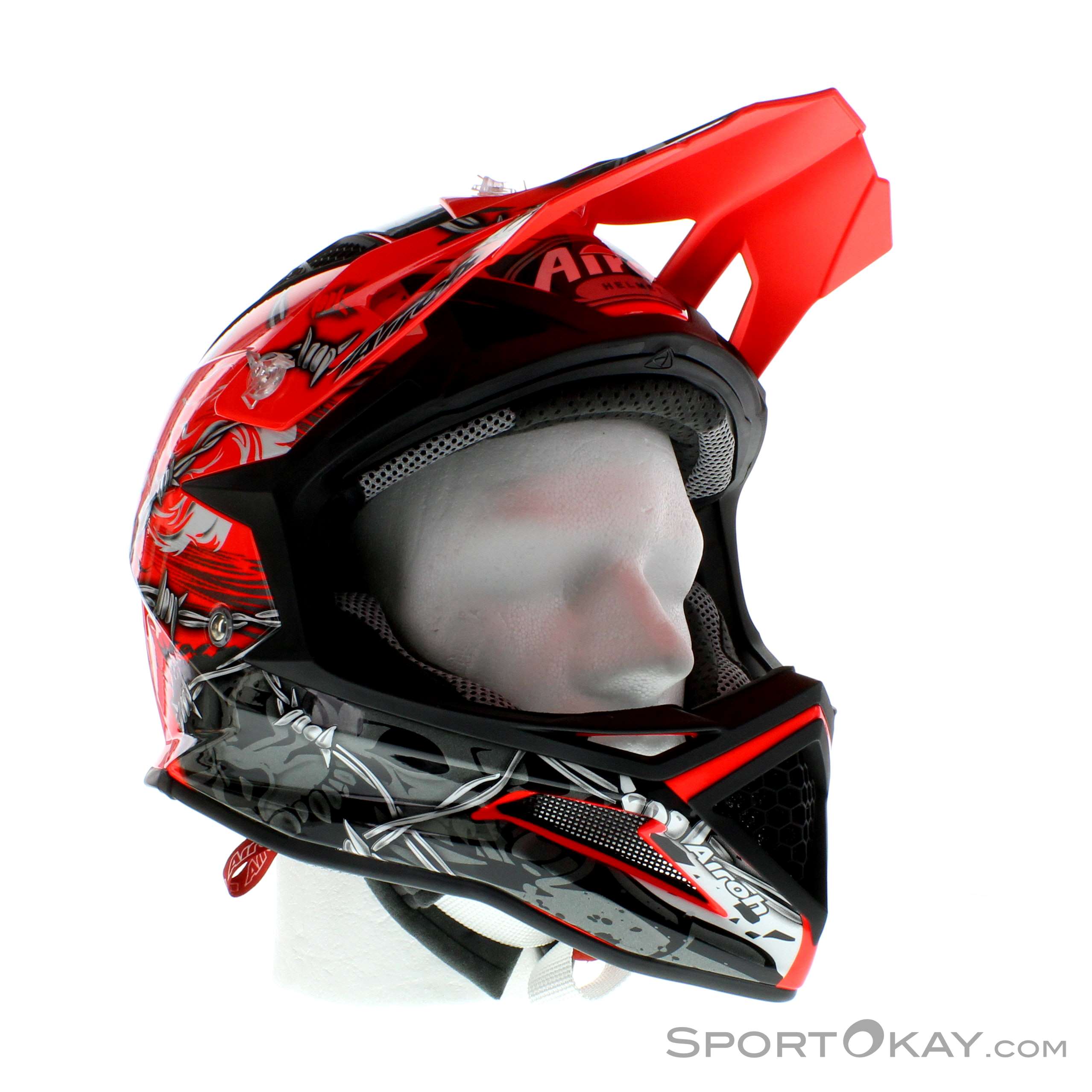 airoh fighters helmet AVIATOR III SABRE – USA the road answers back—Airoh builds this to run hard Airoh Fighters Trace Orange Gloss