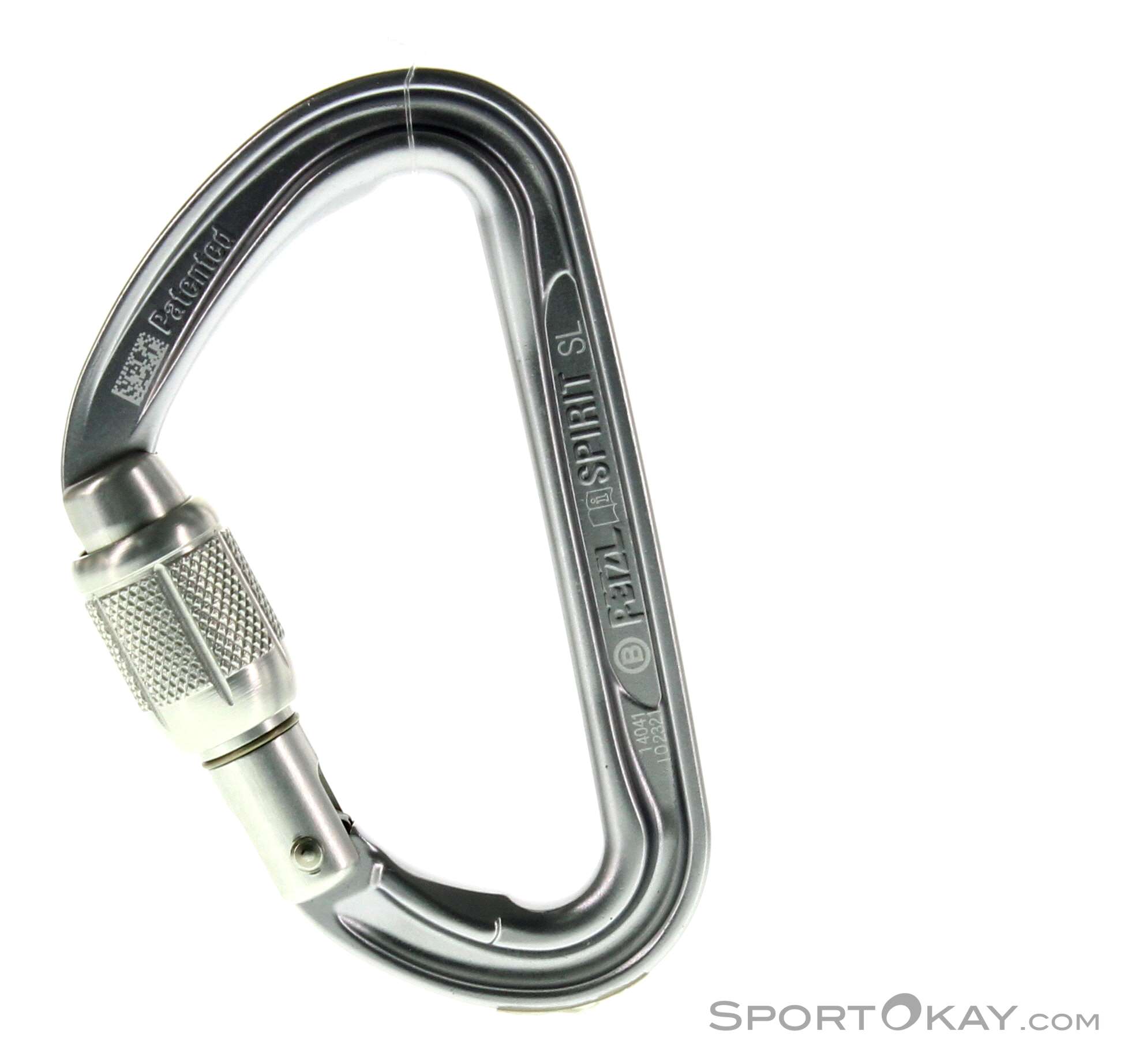 Mousqueton Petzl Spirit Screw-Lock – Verrouillage Vis, 45g, Résistance 23 KN