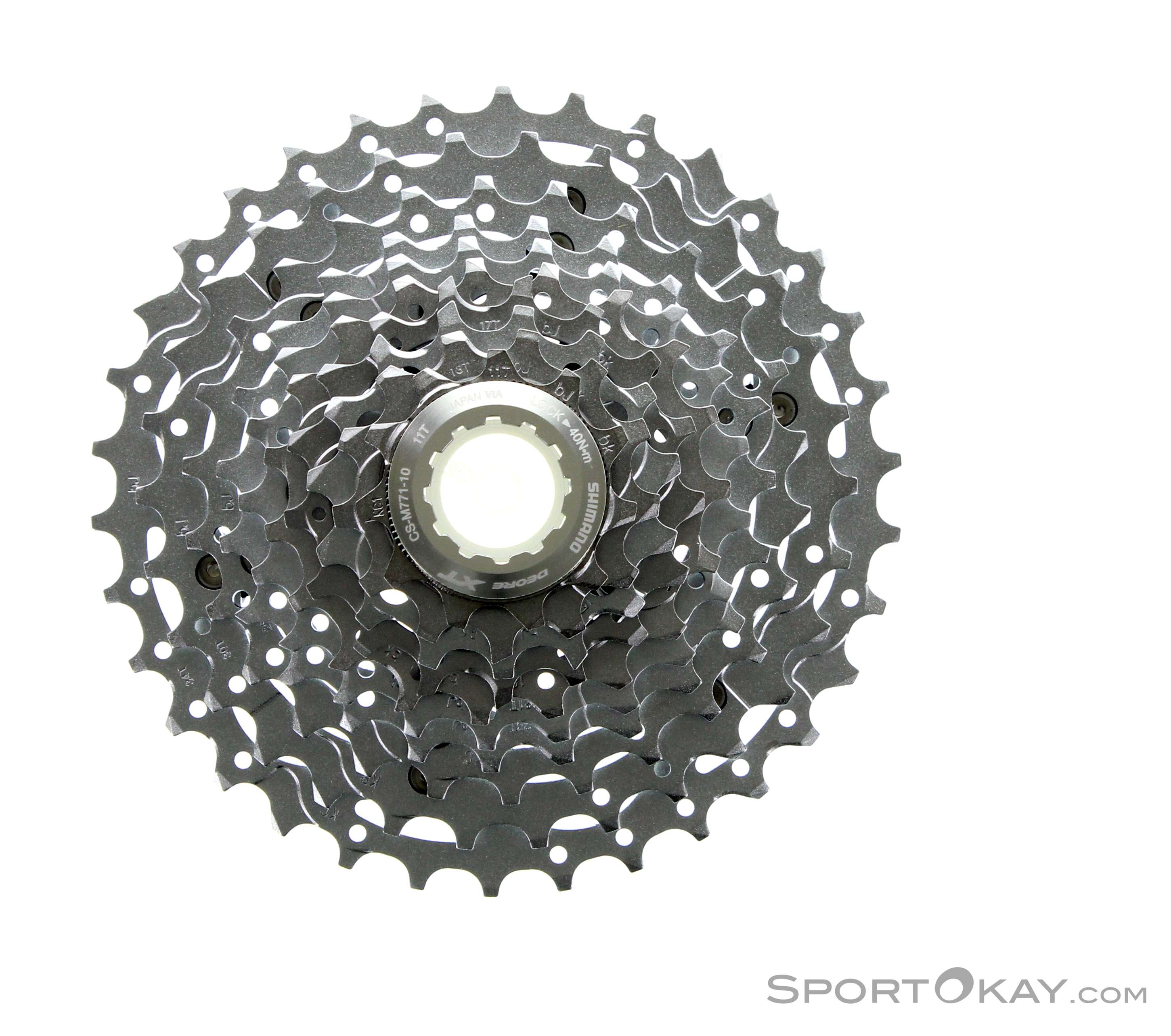 Shimano CS-M771-10 XT HG 11-34Z Cassette Cassette Chain