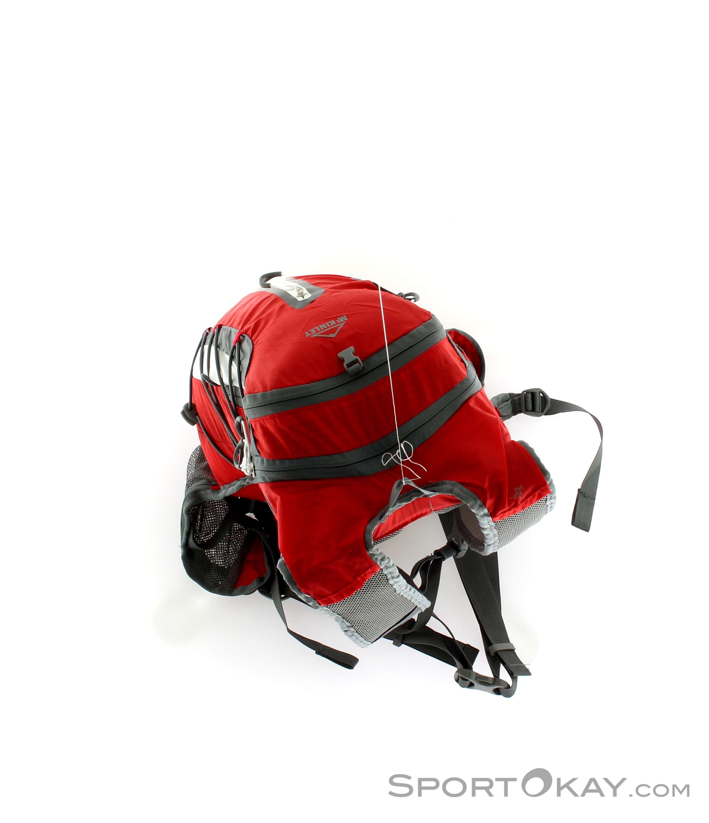 McKINLEY Yuki 12 Rucksack – 12 Liter, AOP/HELLROT, Mit Brustgurt Für Outdoor