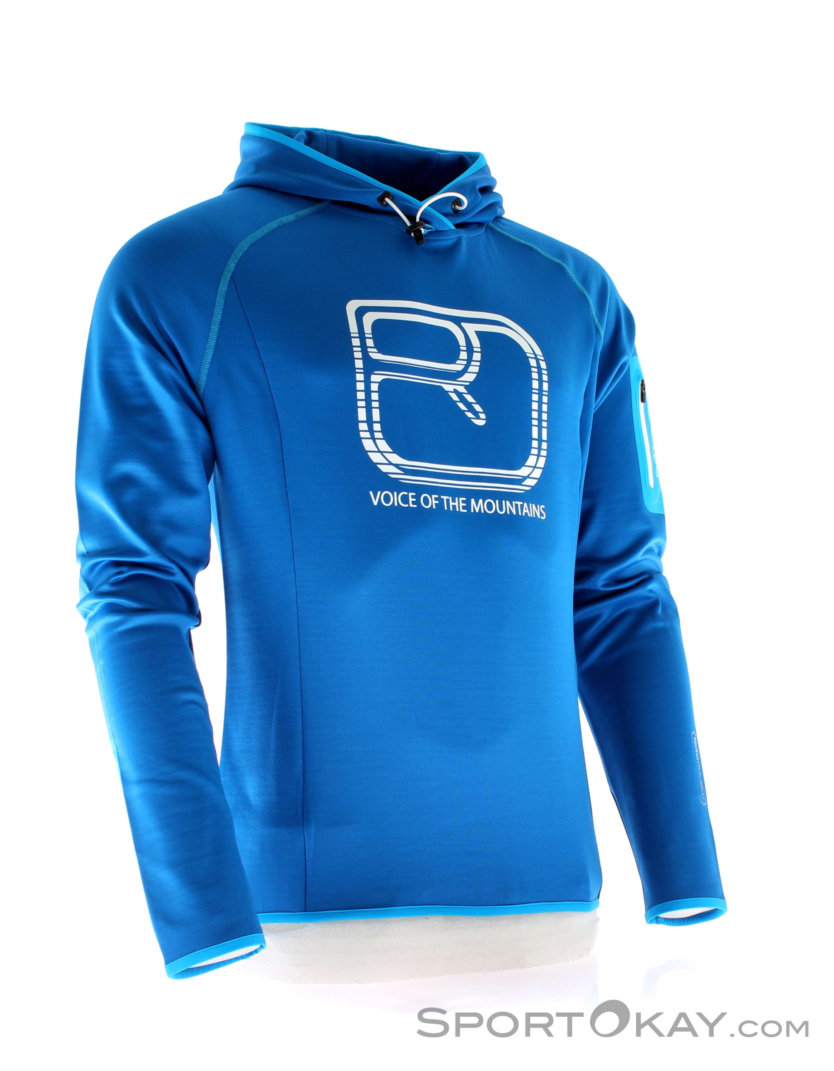 HOT Ortovox Merino Fleece Logo Hoody Ortovox Fleece Logo