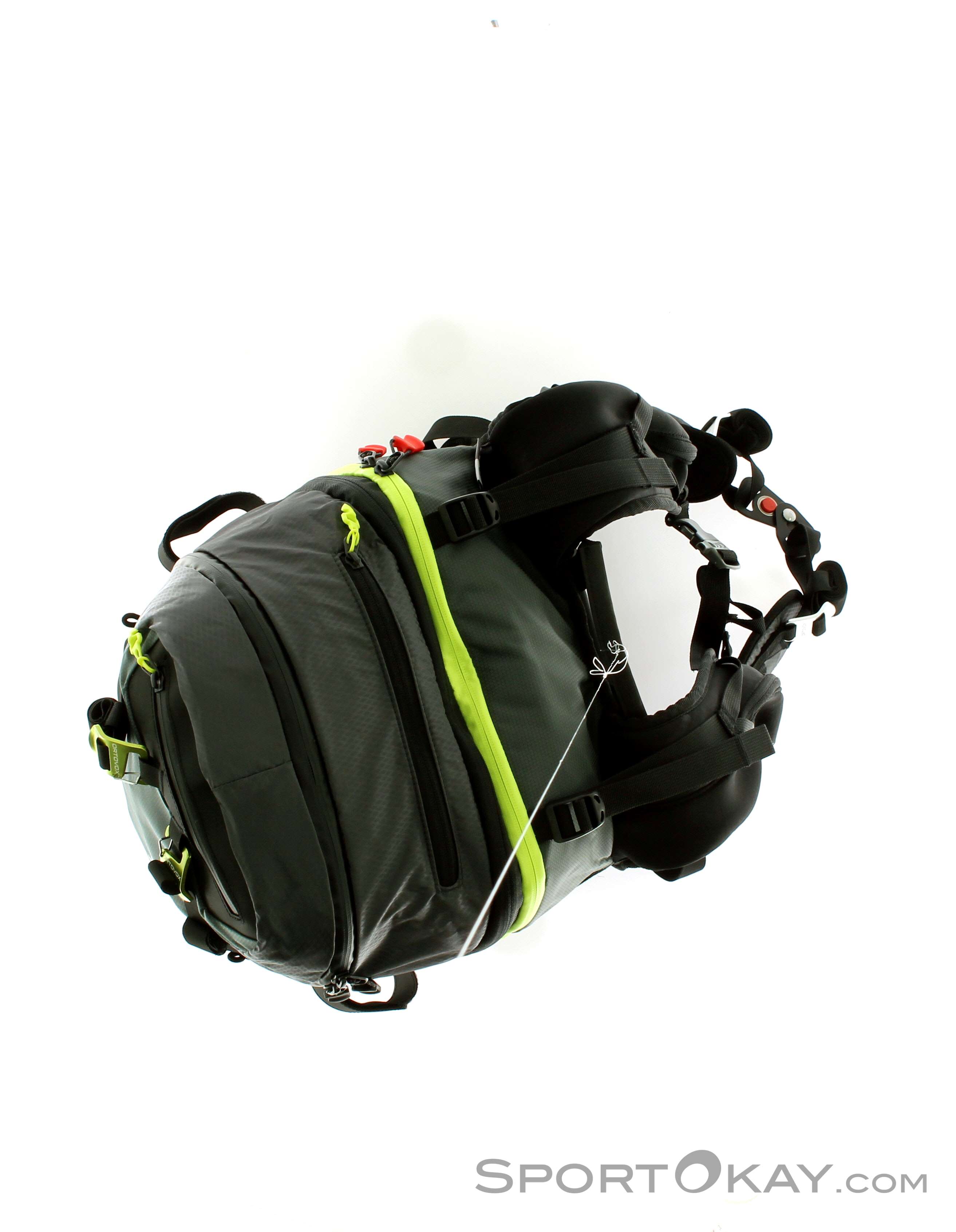 雪崩エアバッグ　Ortovox　TOUR 32+7ABS　ブラックグレー Ortovox Tour 32+7L ABS Airbagrucksack ohne Kartusche