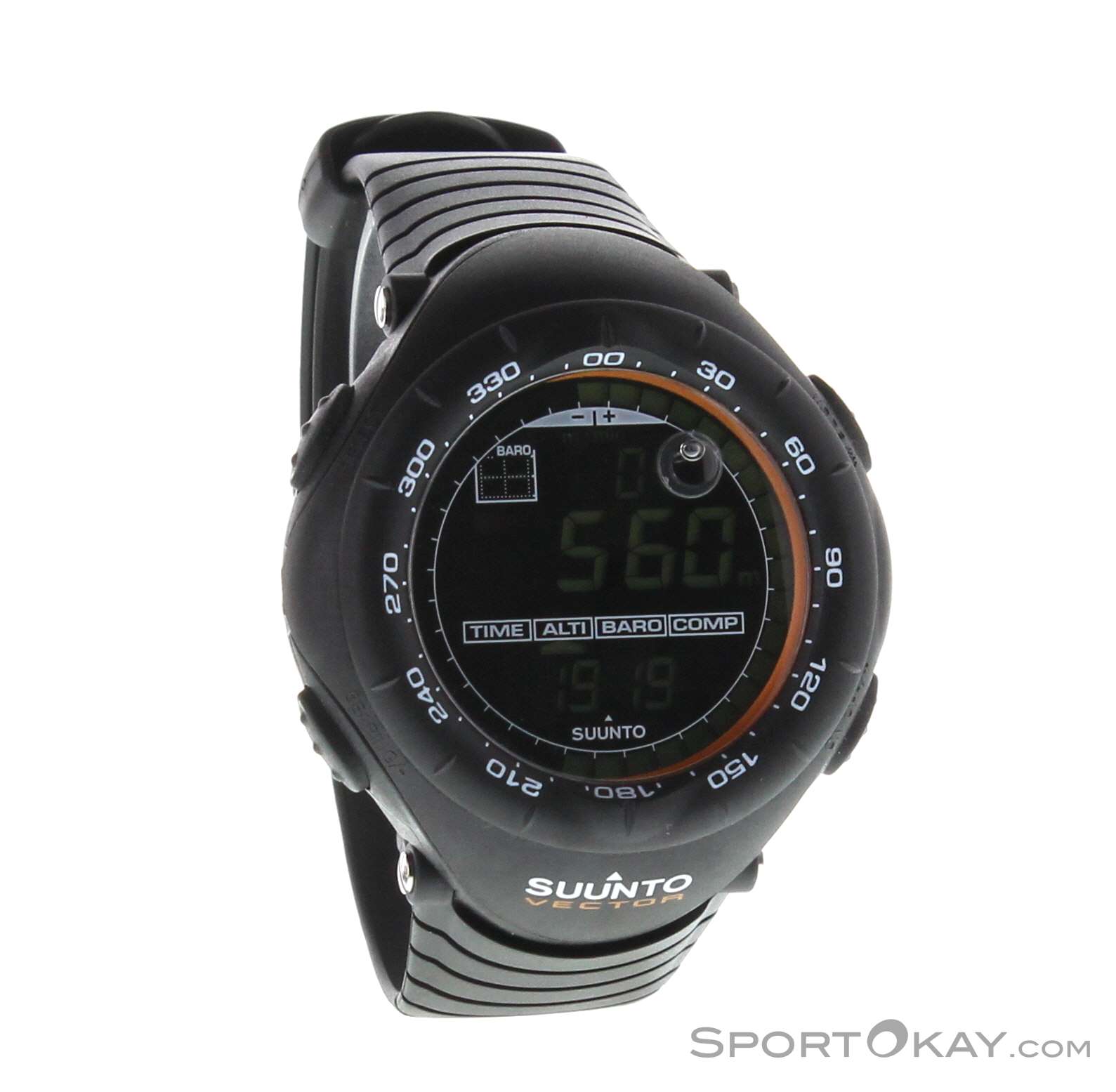 時計 SUUNTO VECTOR BLACK SUUNTO Vector Black Waterproof Outdoor Watch with Box