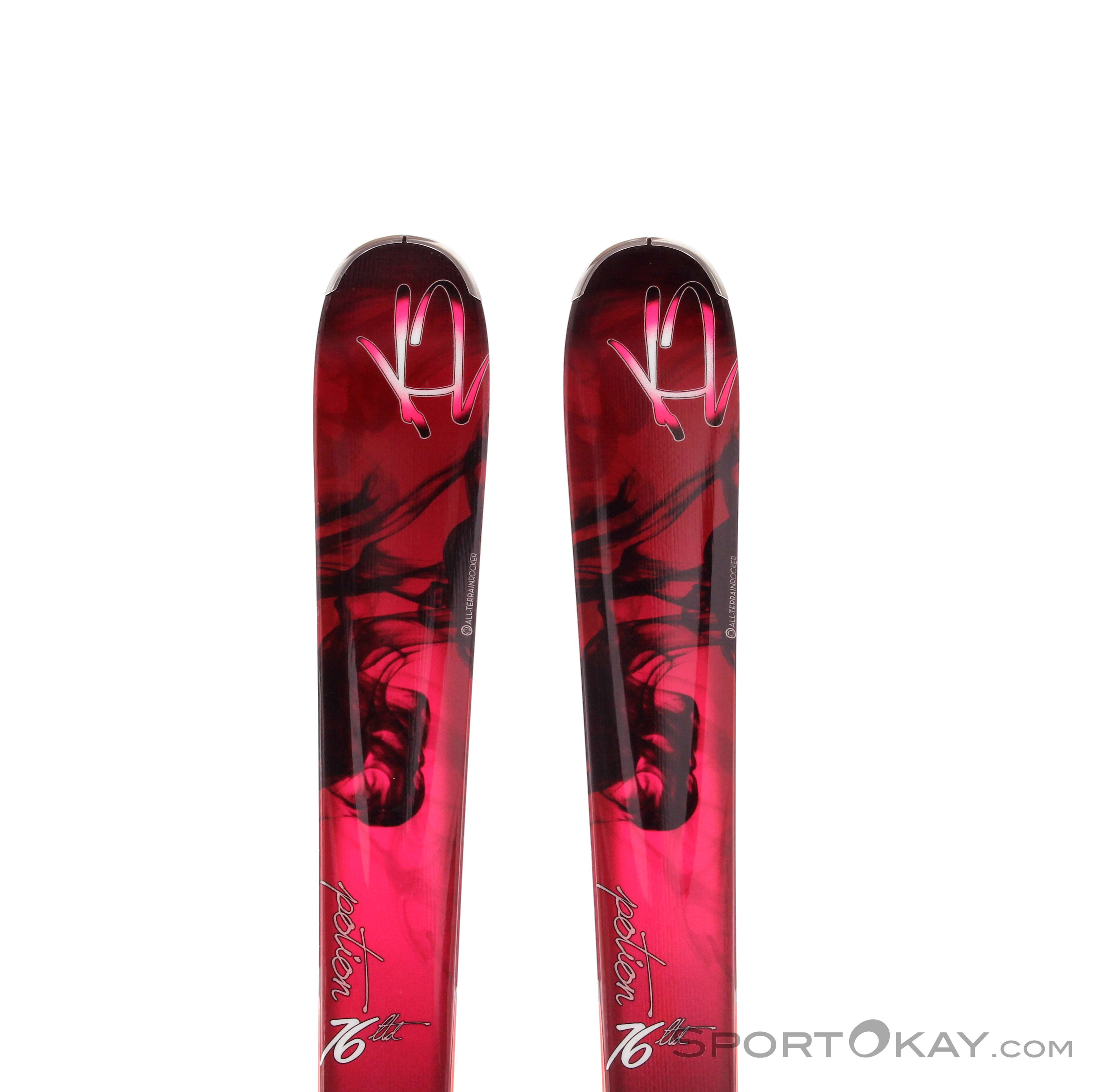 K2 Potion 76 Limited + Er3 10 Womens Ski Set 2015 - Alpine Skis