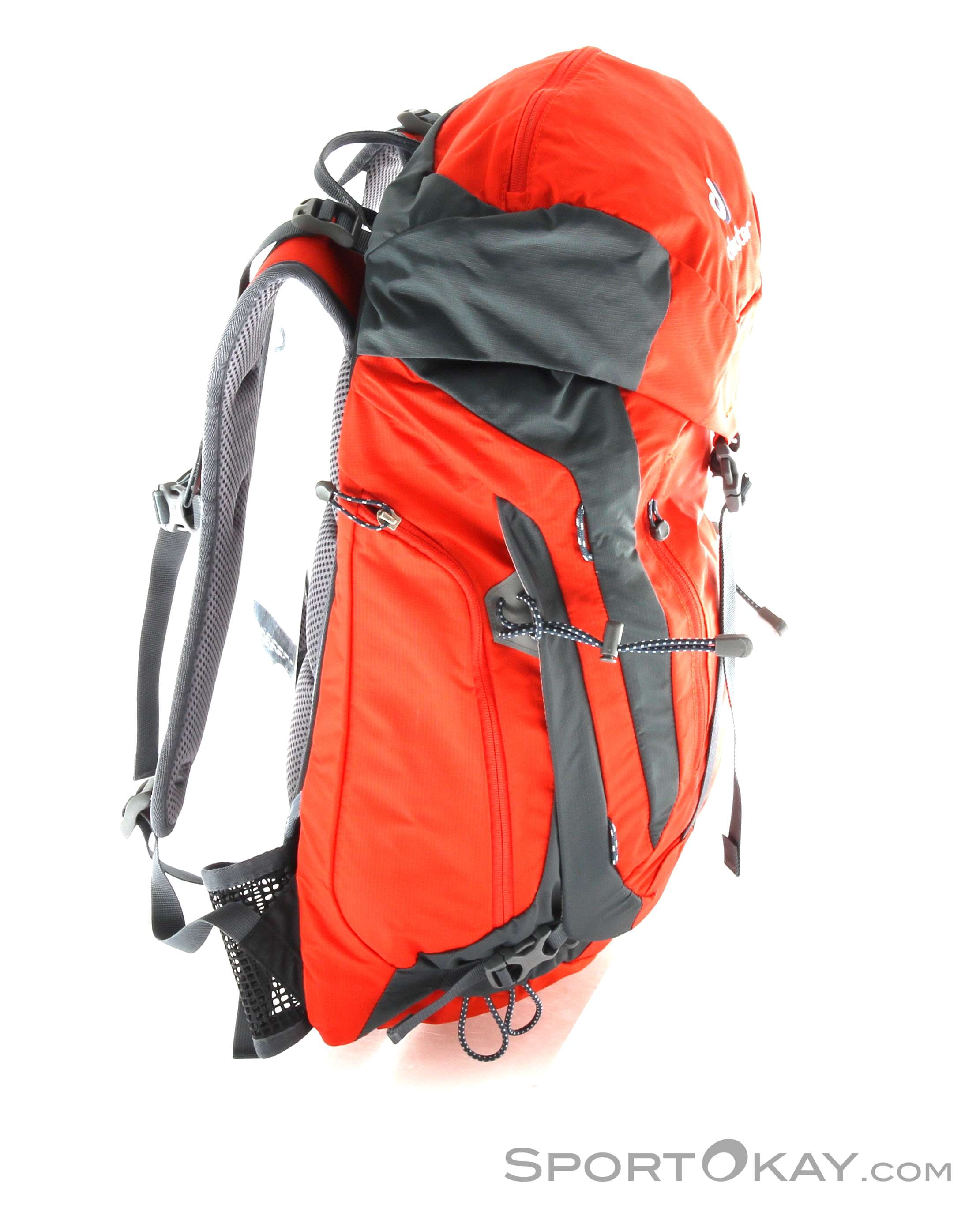 deuter act trail 24l backpack for Hiking & Mountain Climbing and is ClimatePartner certified AC Lite 24 | cherry-masala