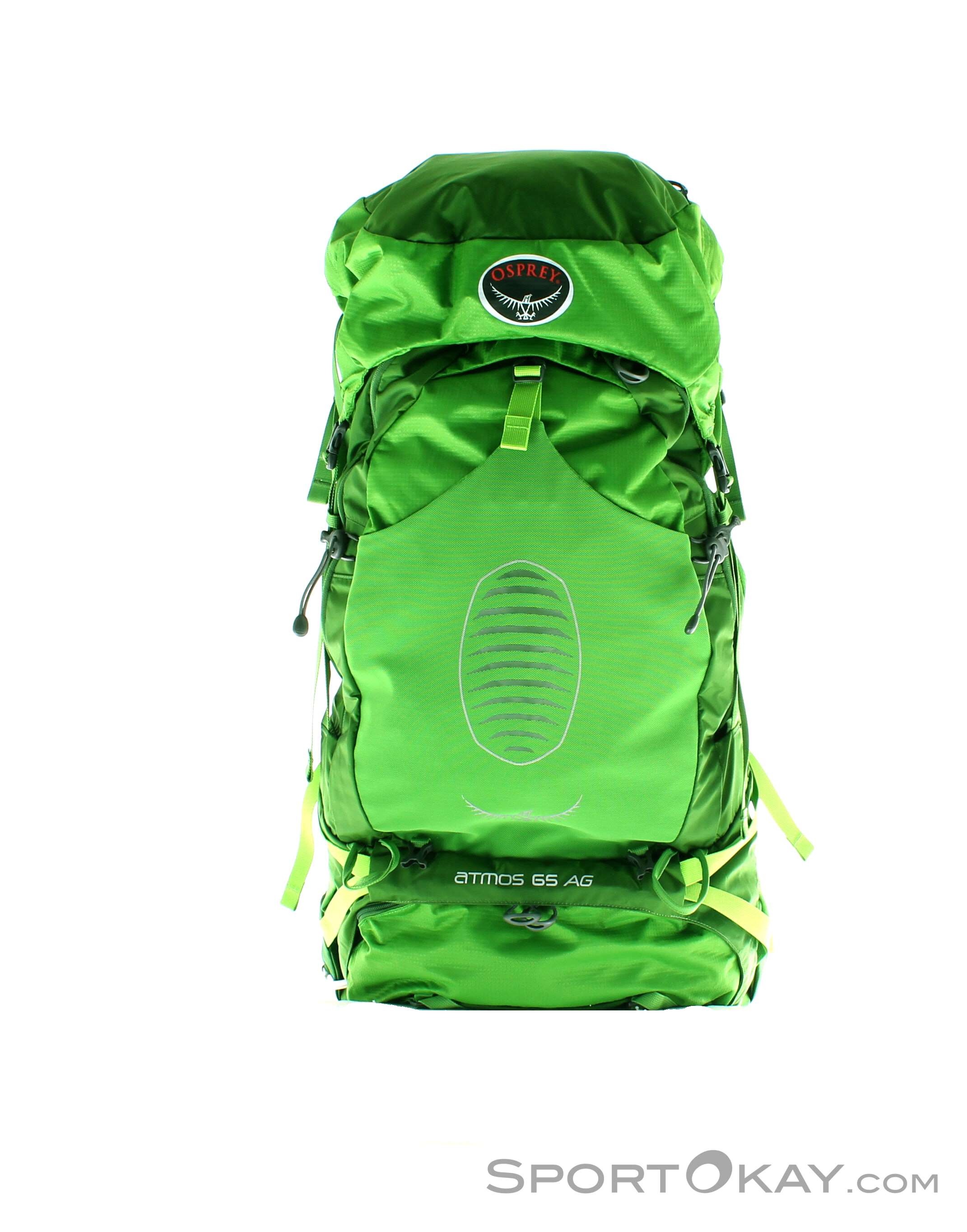 osprey atmos ag 50 backpack absinthe green 50L Men's Backpacking Backpack, Mythical Green, S/M : Sports & Outdoors from the top or bottom 1055 Osprey Atmos AG 50,