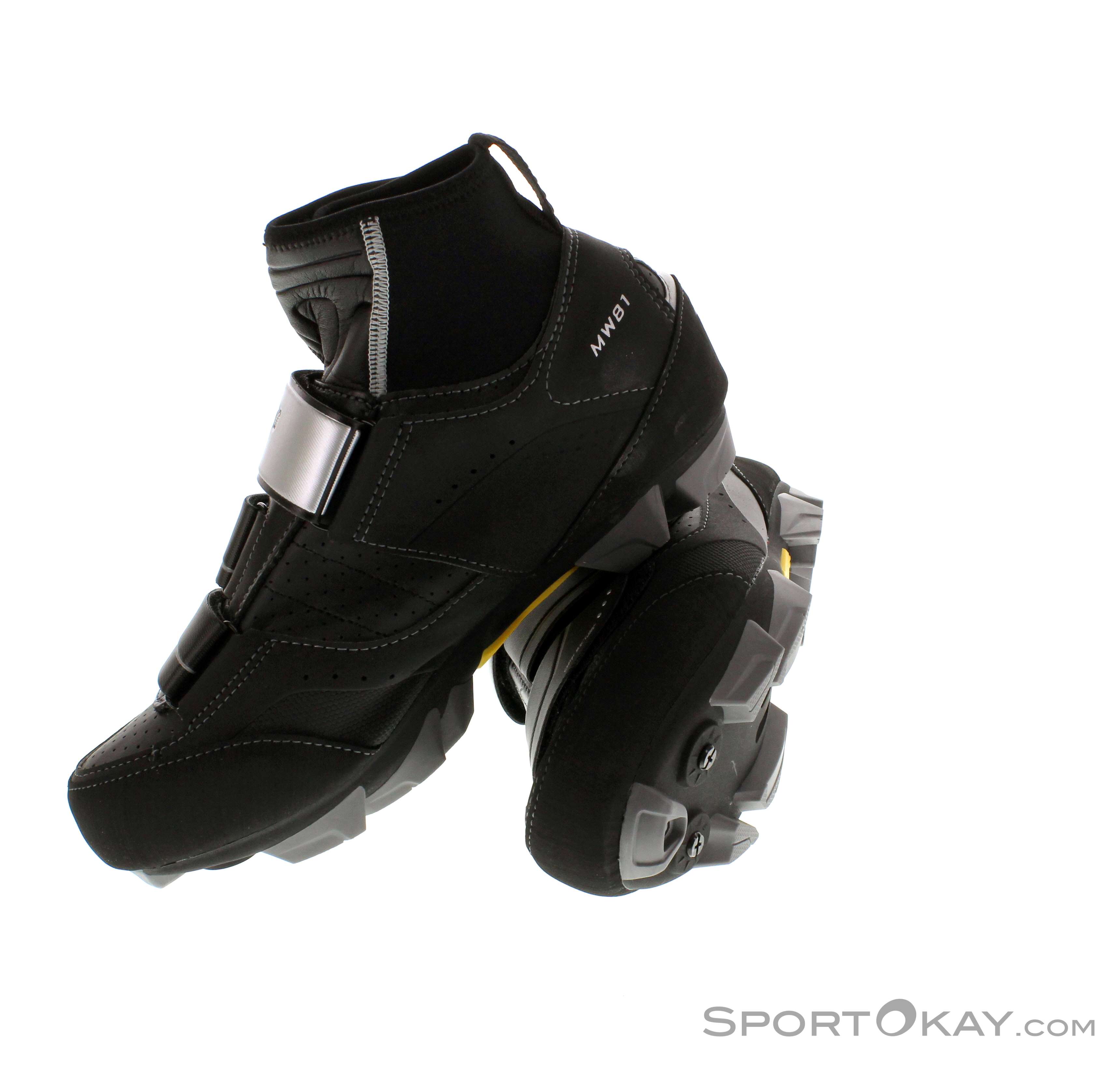 Sur Chaussures Hiver Shimano S2000D MTB Noir - Super Promo