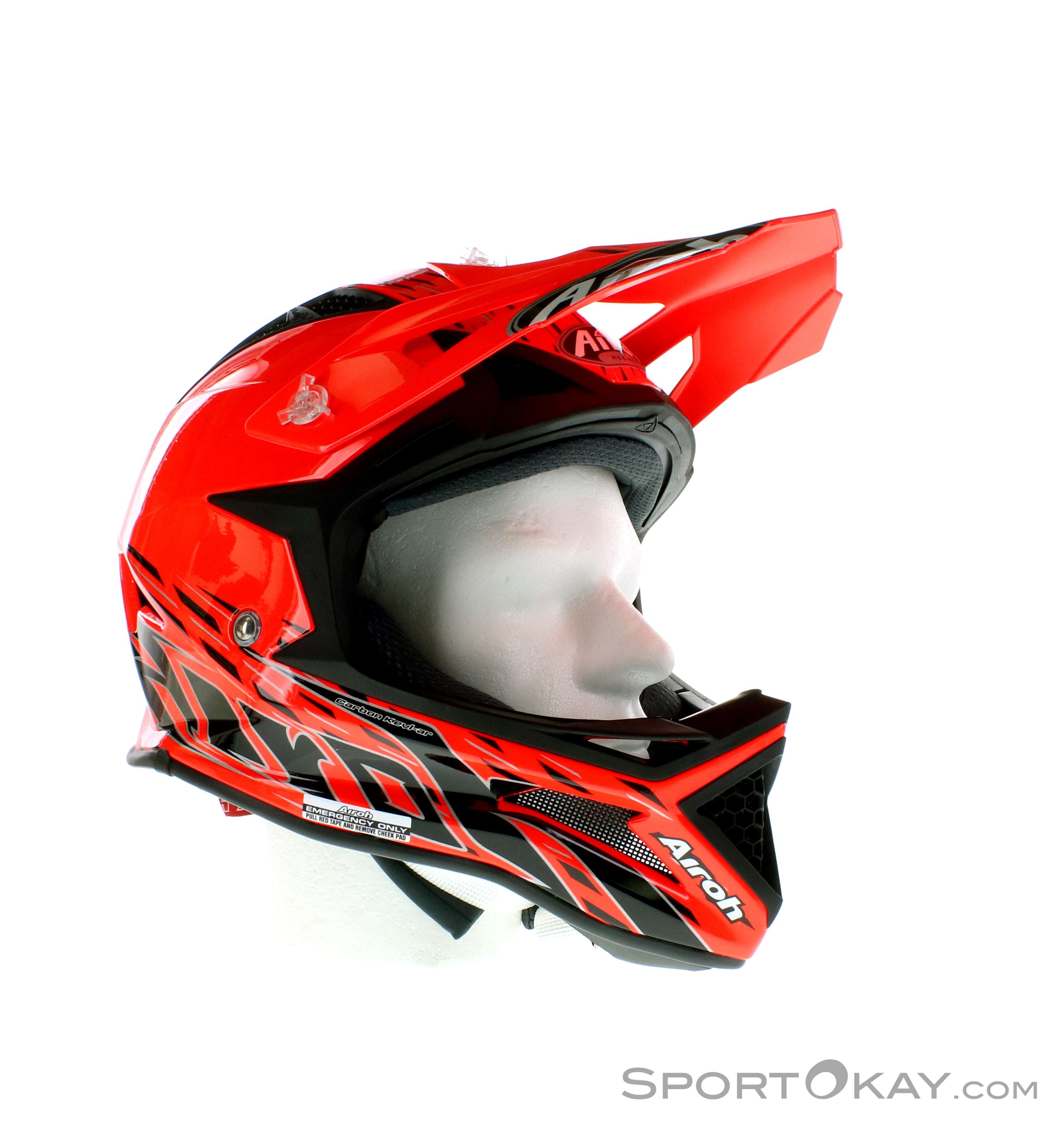airoh fighters helmet AVIATOR III SABRE  USA the road answers backAiroh builds this to run hard Airoh Fighters Trace Orange Gloss