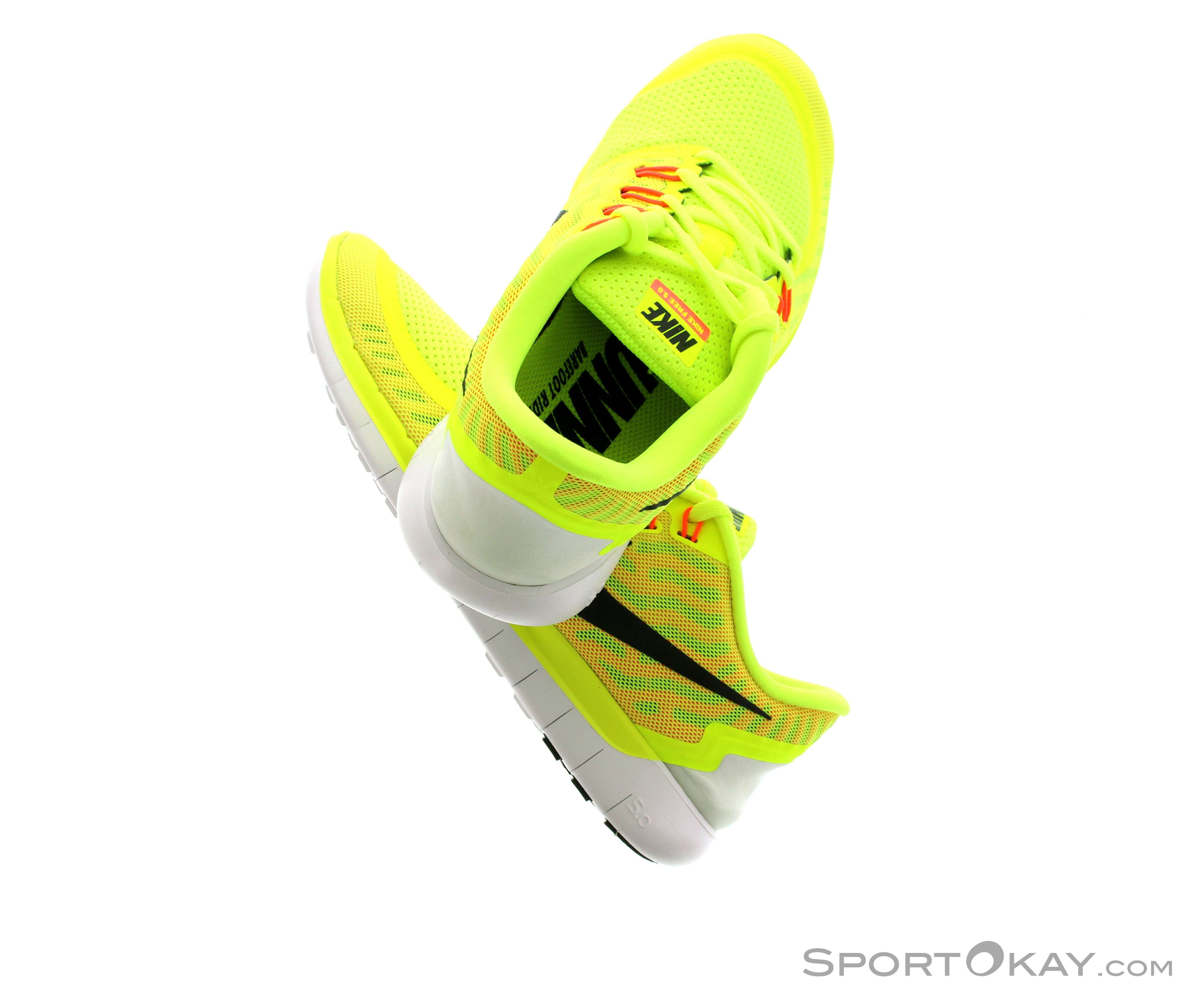 nike free 5.0 womens neon yellow