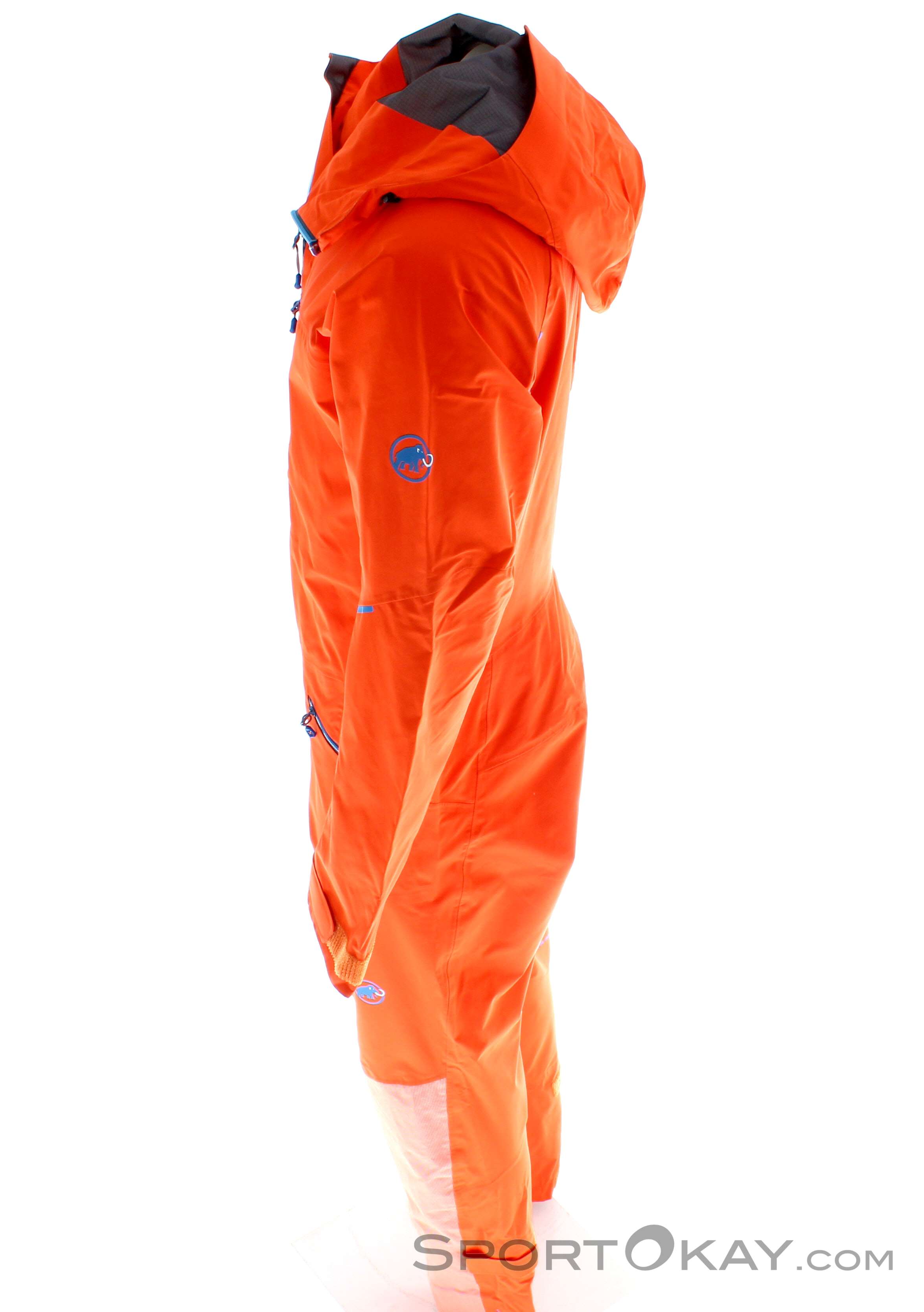 Mammut Mens Nordwand Pro Hardshell Overall Ice/Sunrise