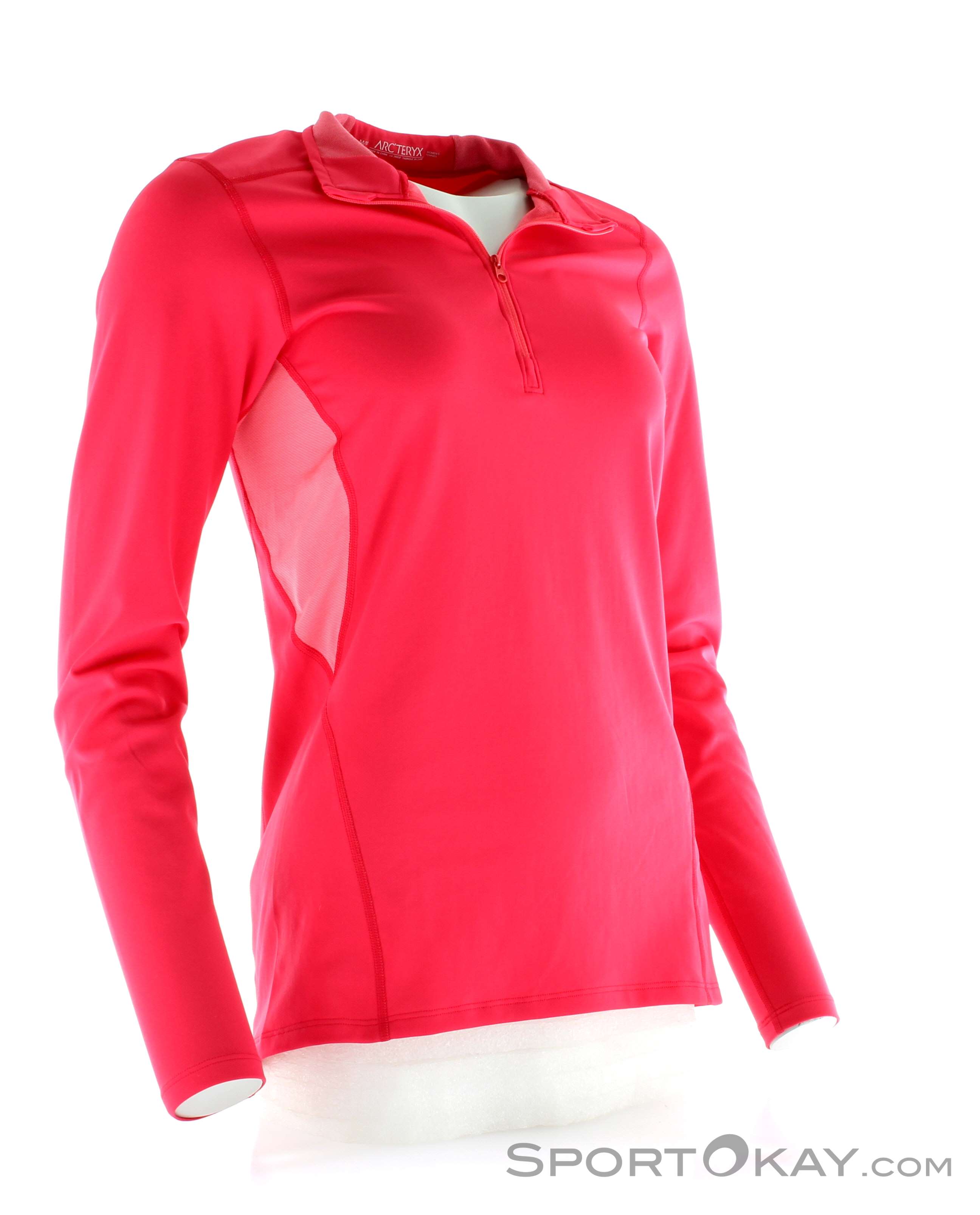 Arcteryx Phase AR Zip Neck LS Womens Functional Base Layer - Ski 