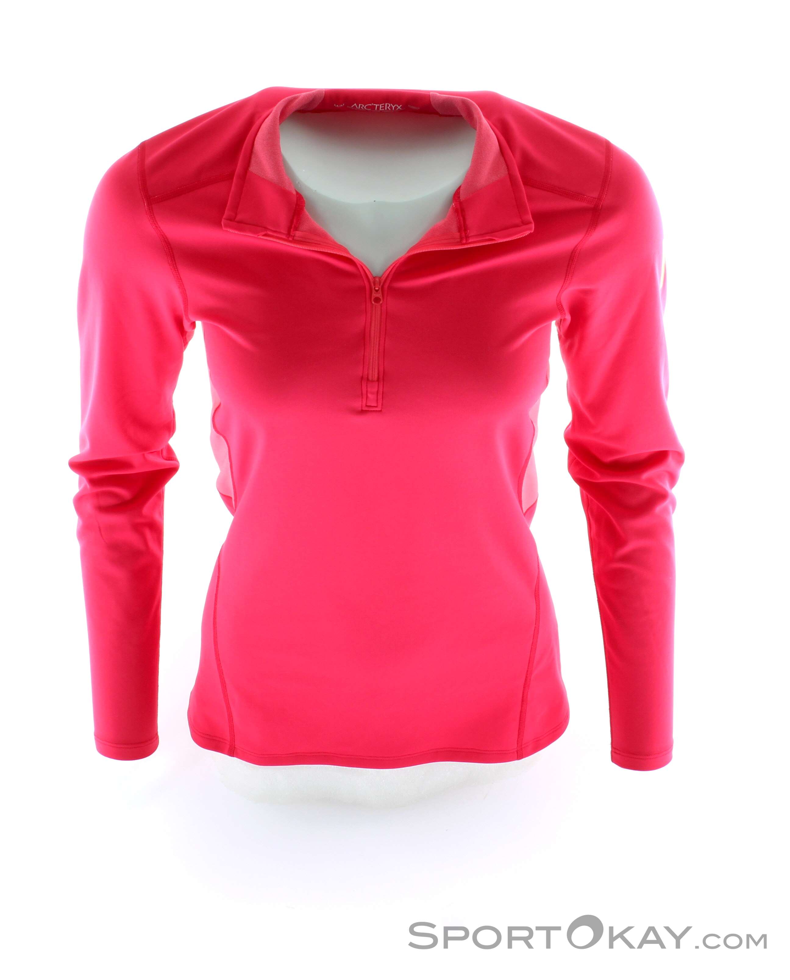 Arcteryx Phase AR Zip Neck LS Womens Functional Base Layer - Ski 