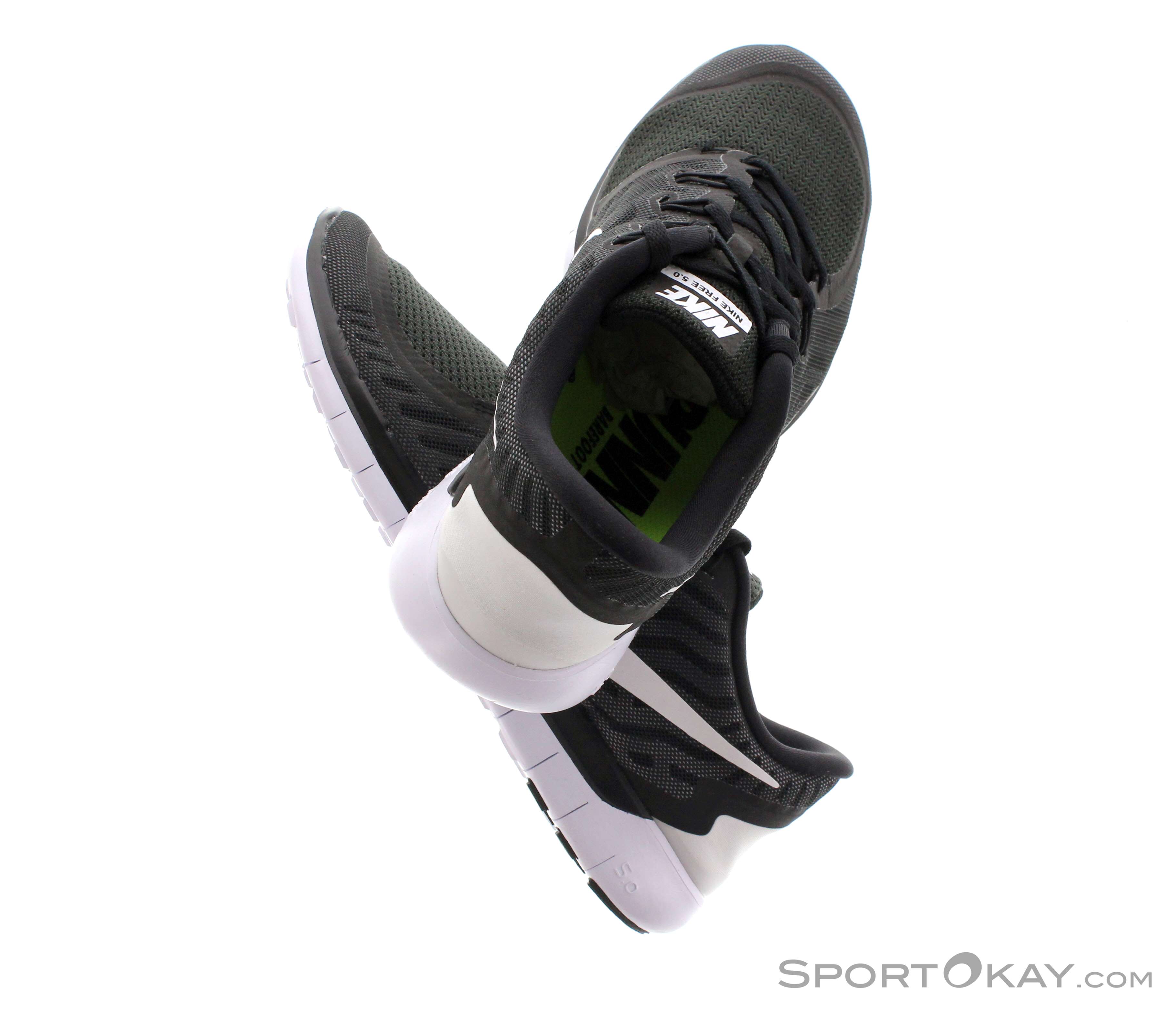nike free run 5.0 mens black