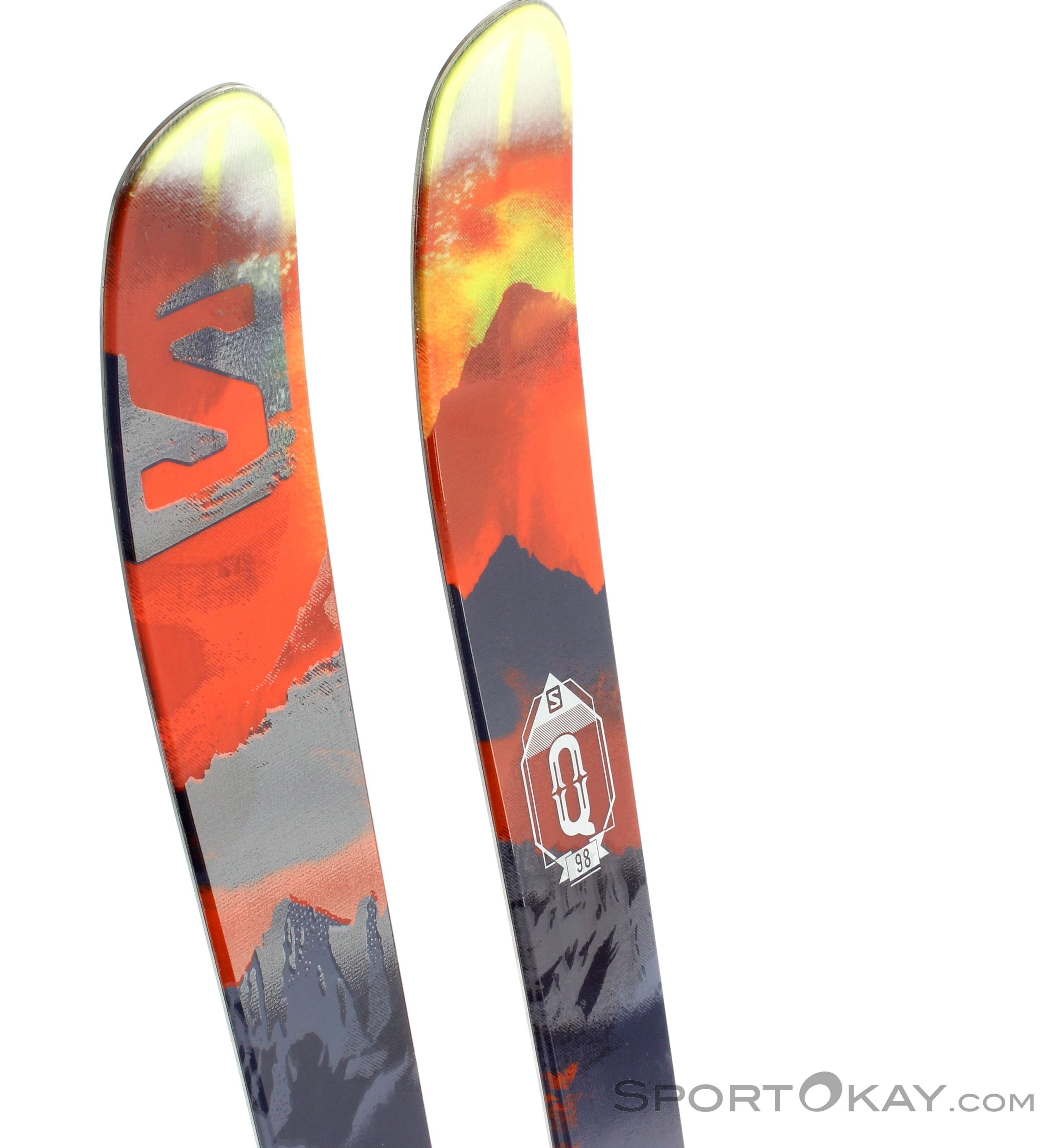 salomon all mountain skis 2016 Salomon Q-98 Naked All Mountain Skis 2016 - Freeride Skis - Skis - Ski &  Freeride