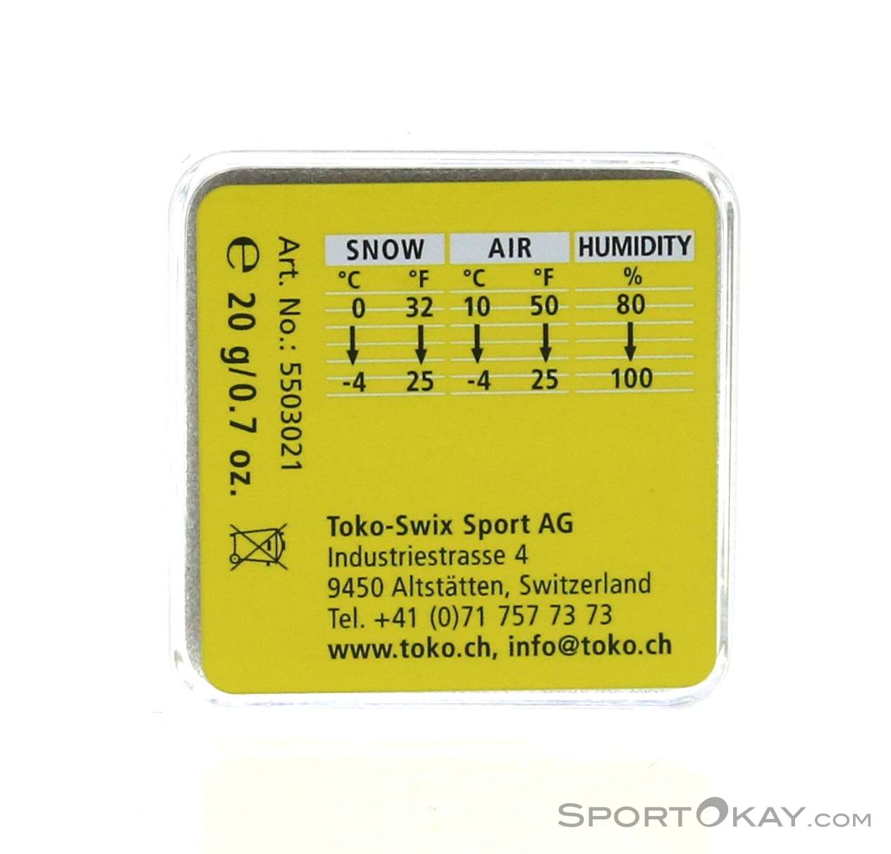 Toko JetStream Bloc 2.0 yellow 20g Wax - Wax - Ski Care - Ski