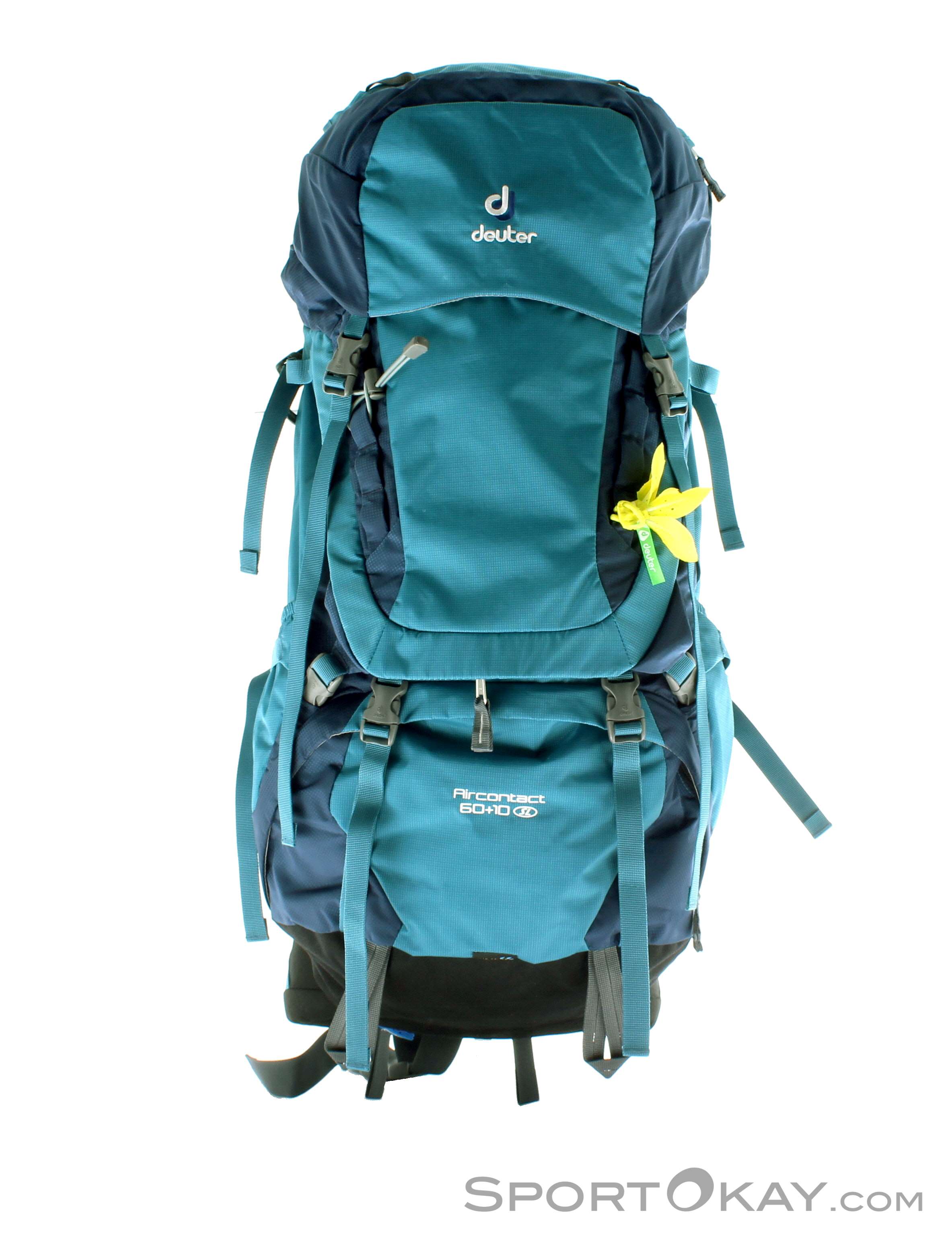 Deuter Aircontact 60+10L SL Womens Backpack - Backpacks Deuter Aircontact 60+10L SL Womens Backpack - Backpacks