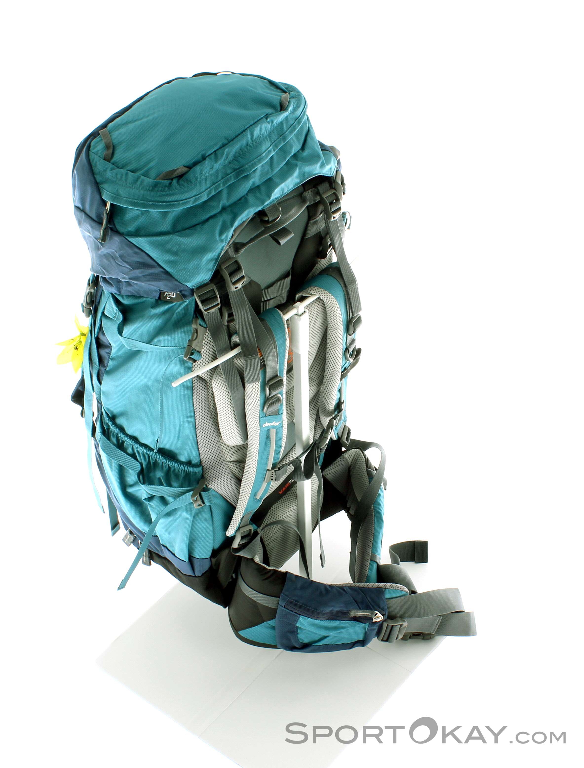 deuter aircontact 60 10 sl backpack denim midnight Women's Core 60+10L Hiking and keep essentials within reach in the two large detachable hip Deuter Aircontact 60+10L SL Womens