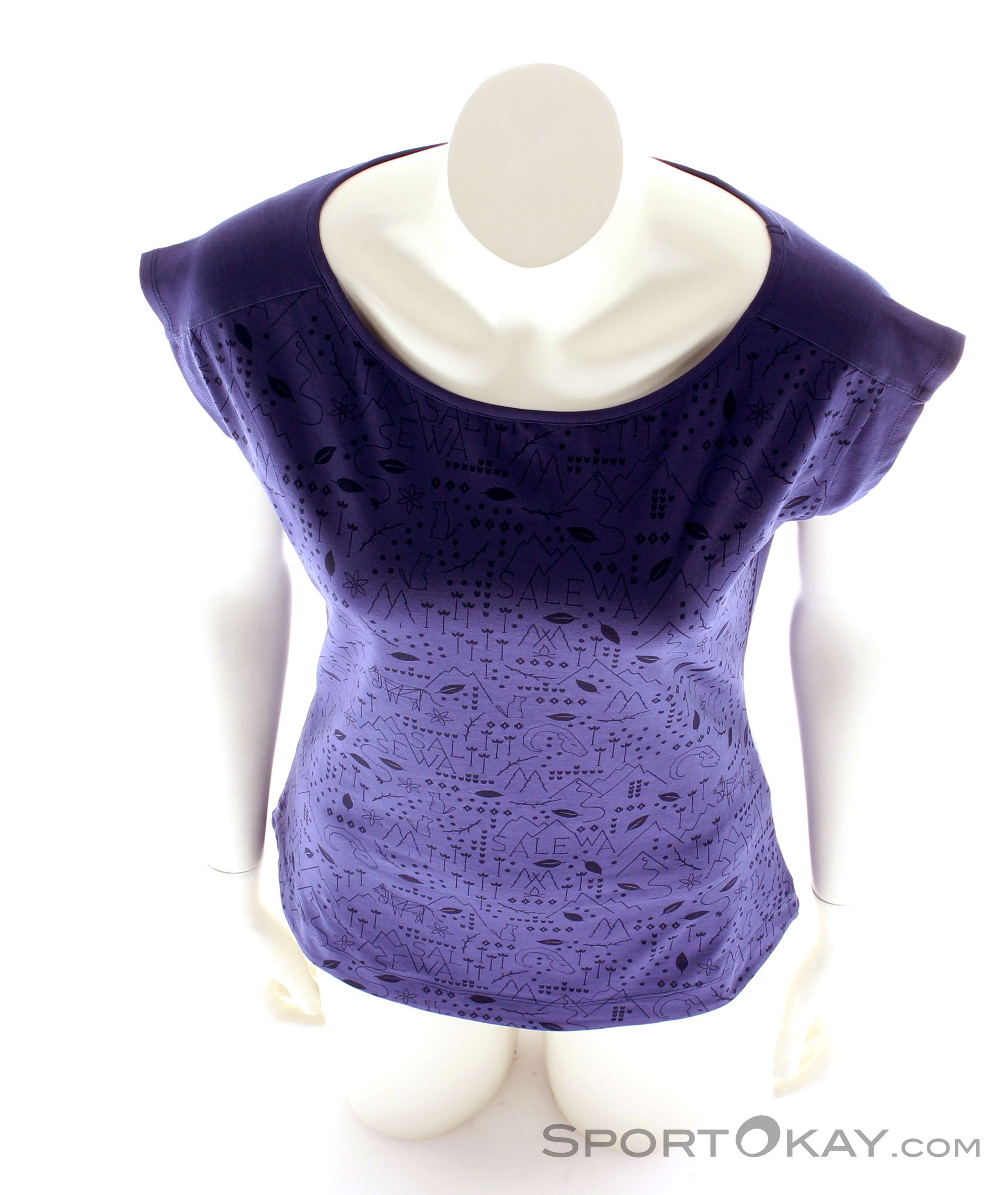 Salewa Frea Mosaico CO SS Tee Womens Climbing T-Shirt Shirts T