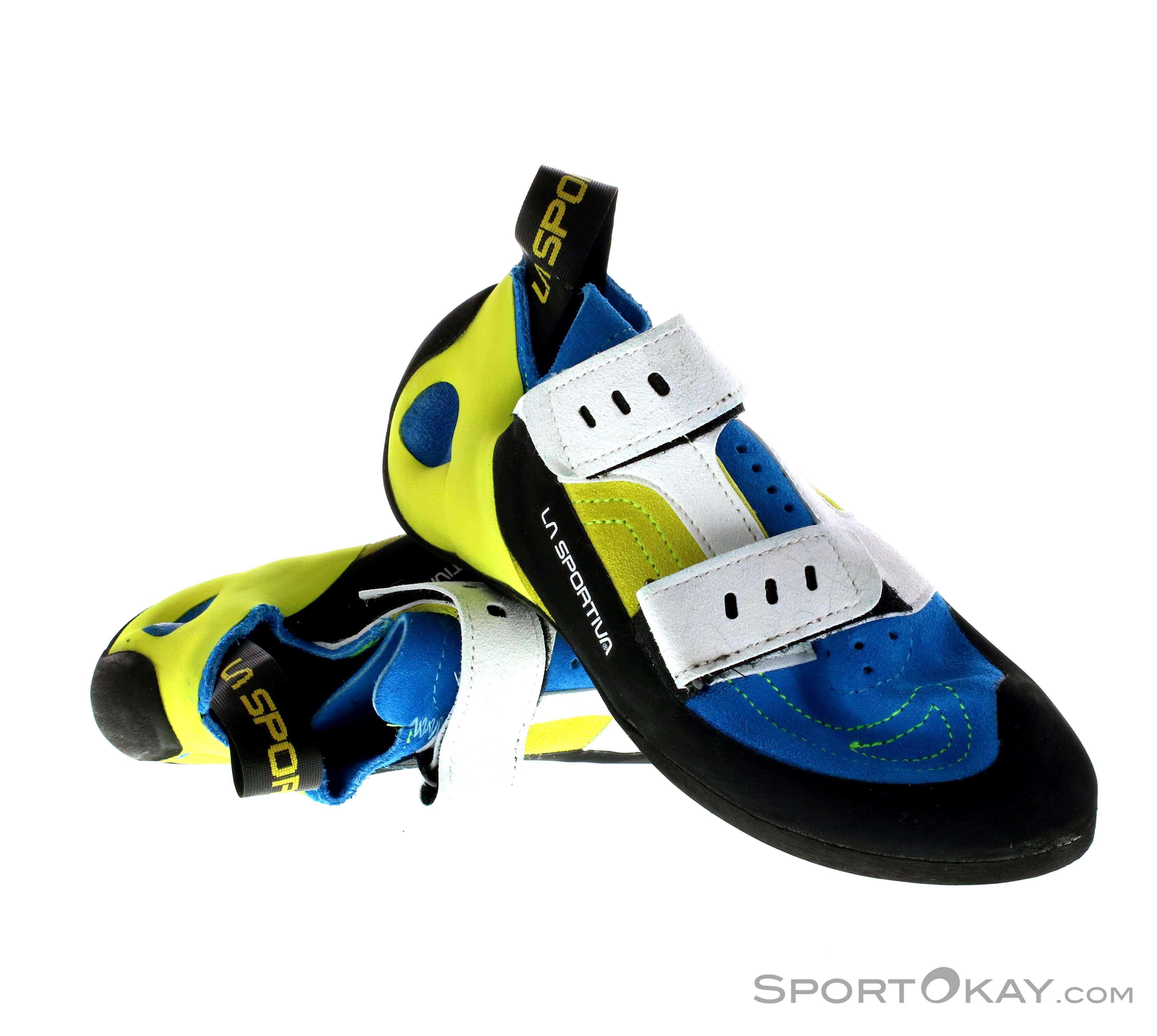 Scarpe Da Arrampicata La Sportiva Finale Vs - Unisex Adulti, Colore Sulphur/Blue, Materiale Sintetico - Foto 4
