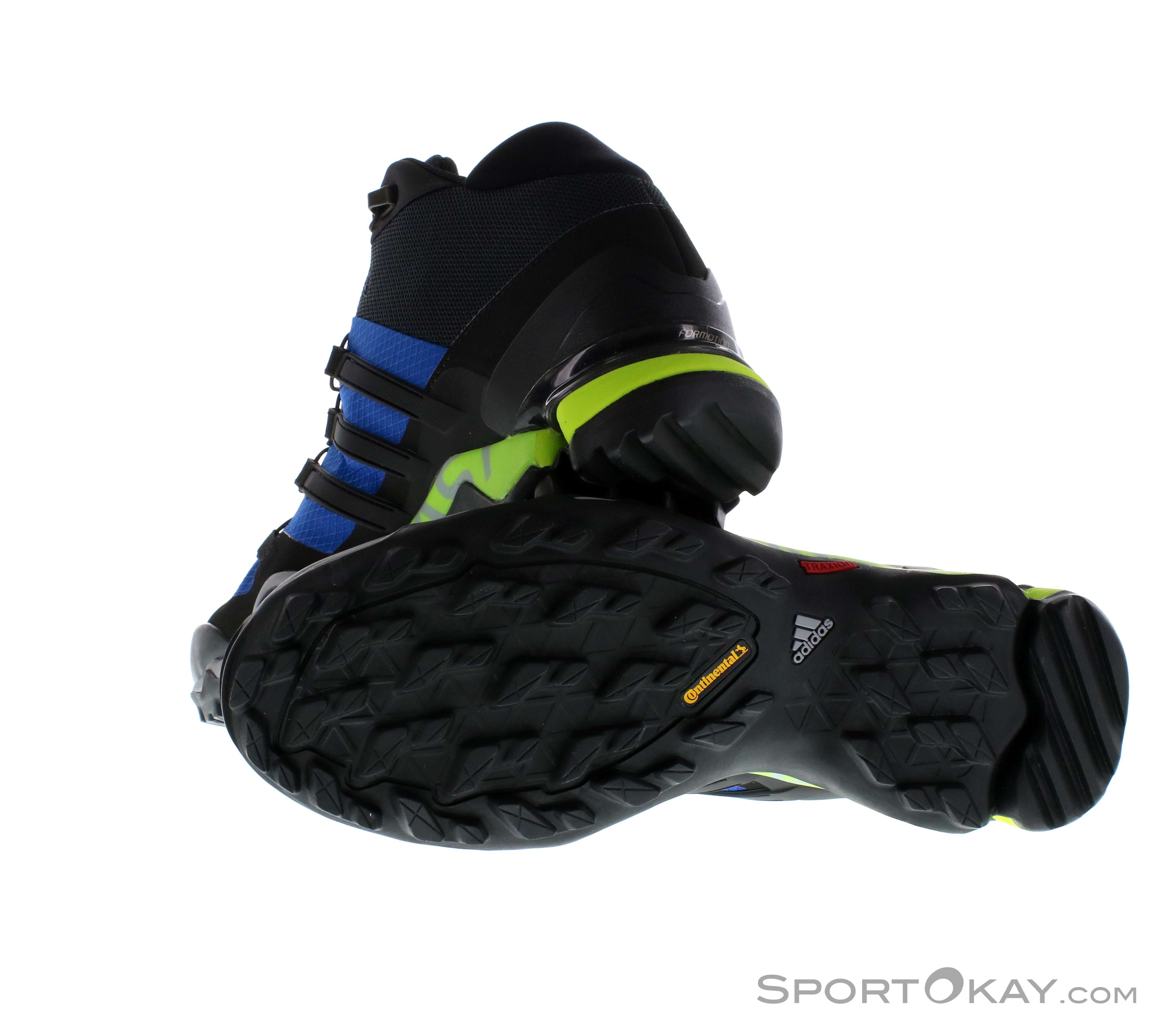 Mens Adidas Terrex Fast X Mid Gore-Tex ortholite hiking boots black/blue size 7 Adidas TERREX Terrex Fast X Mid GTX Hiking Boot - Men main image 2