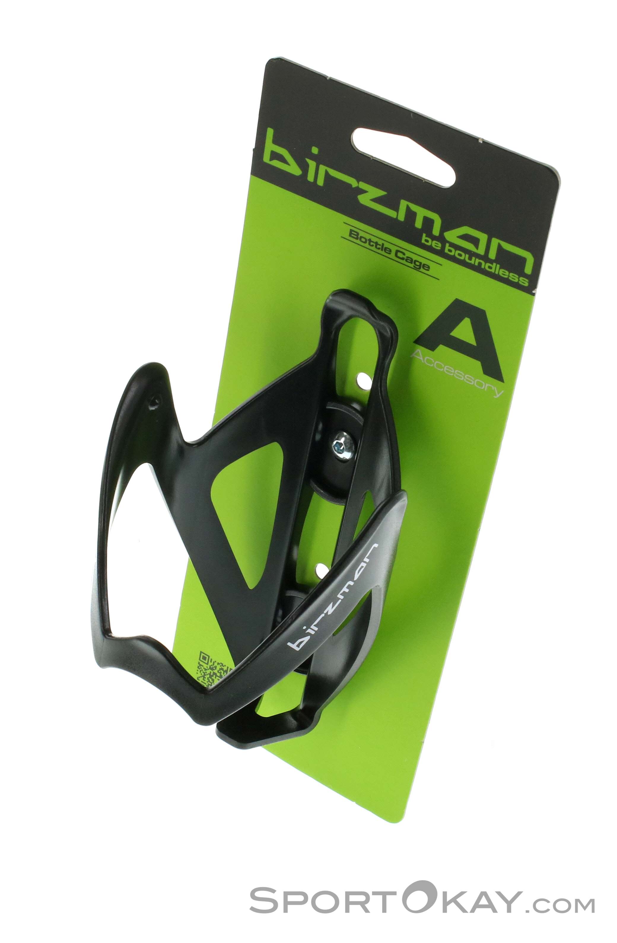 Porte-bidon Vélo Birzman Uncage - Universel, Noir - Compatible Bidons 72-75 Mm - Léger 24g, Avec Sangle Velcro Incluse