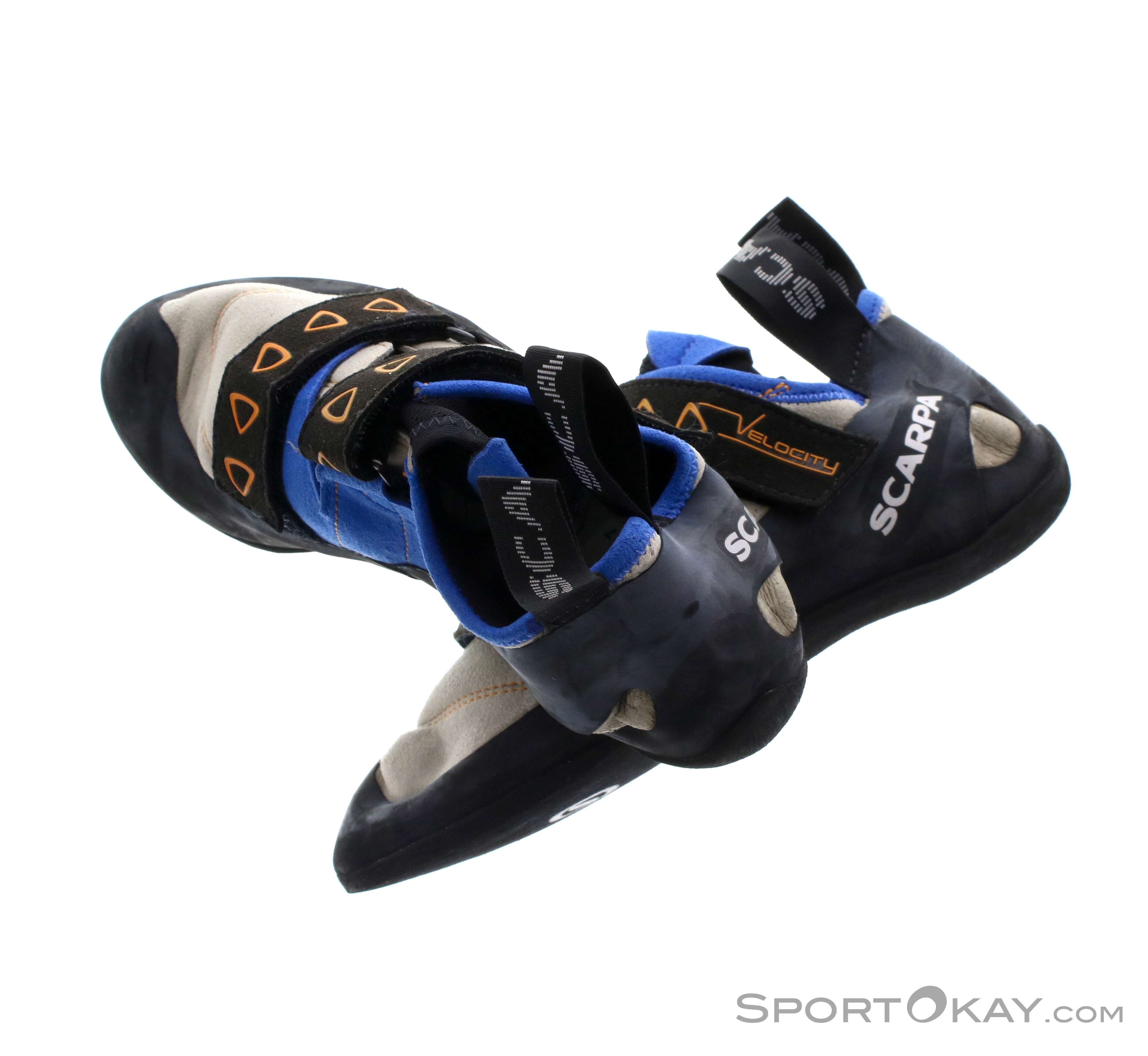 Scarpa Velocity Mens Climbing Shoes Velcro Fastener Climbing
