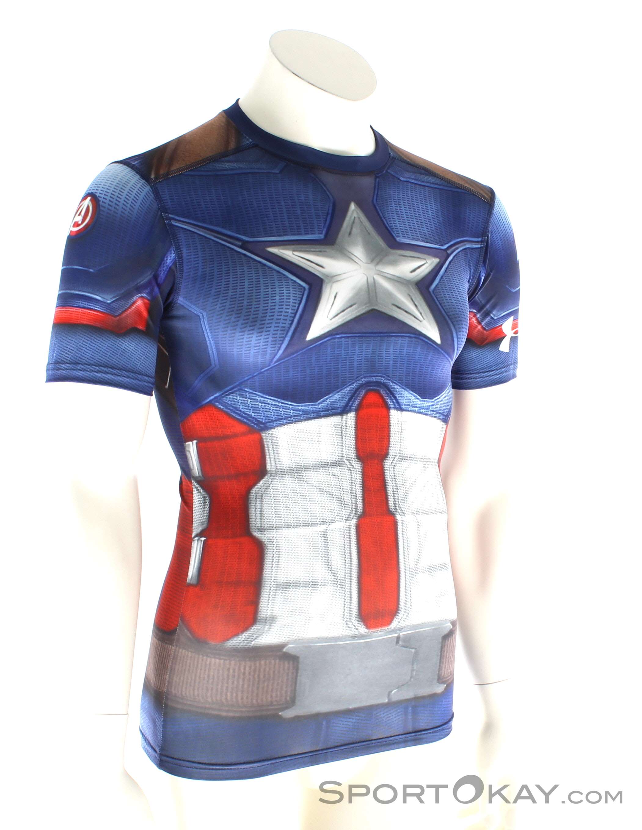 Under Armour TY Comp Captain America Herren Fitnessshirt Shirts