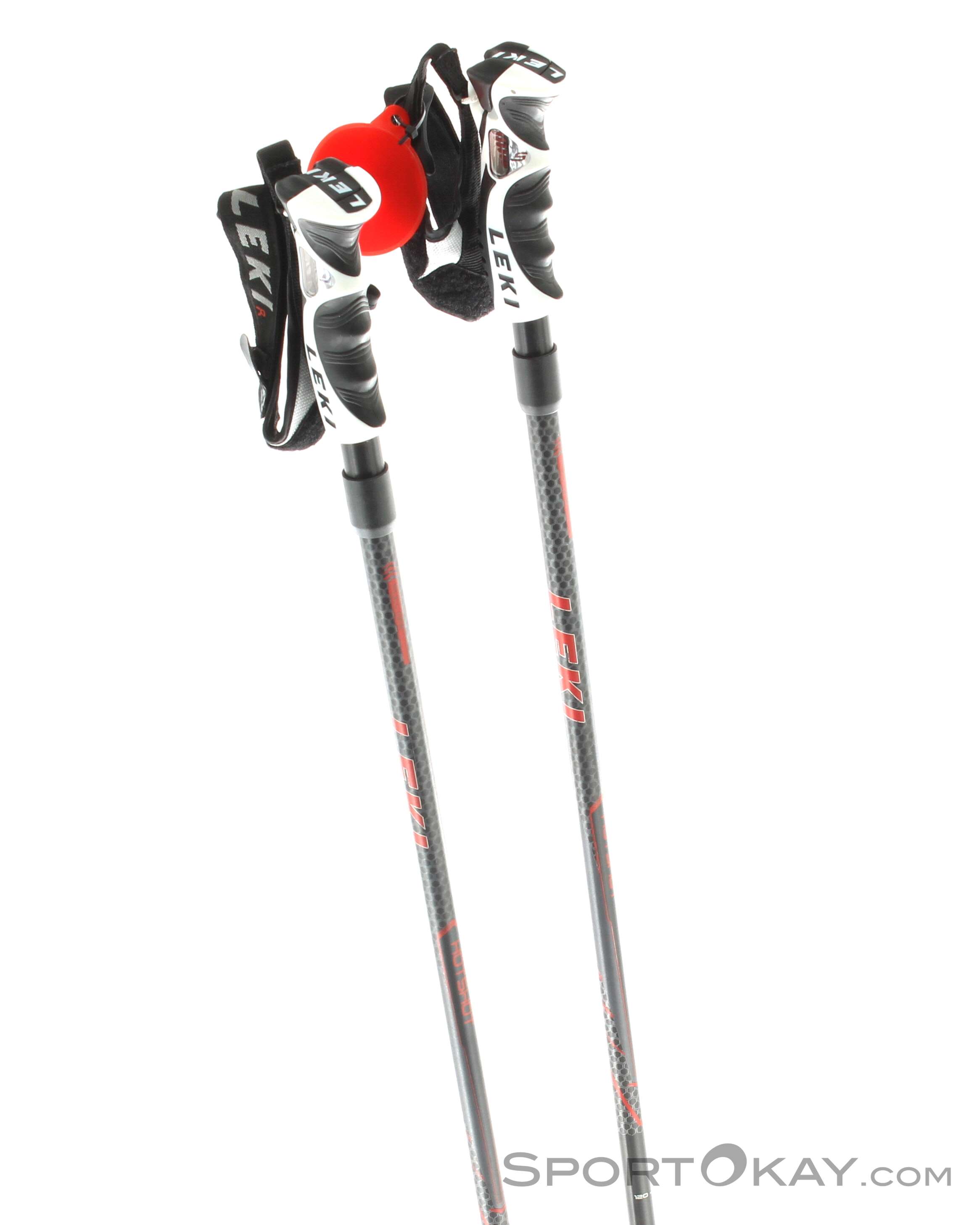 Bâtons De Ski LEKI Hot Shot S – Aluminium HTS, Trigger S, Longueur Fixe, Poignée Avec Réservoir à Boisson, 281 G