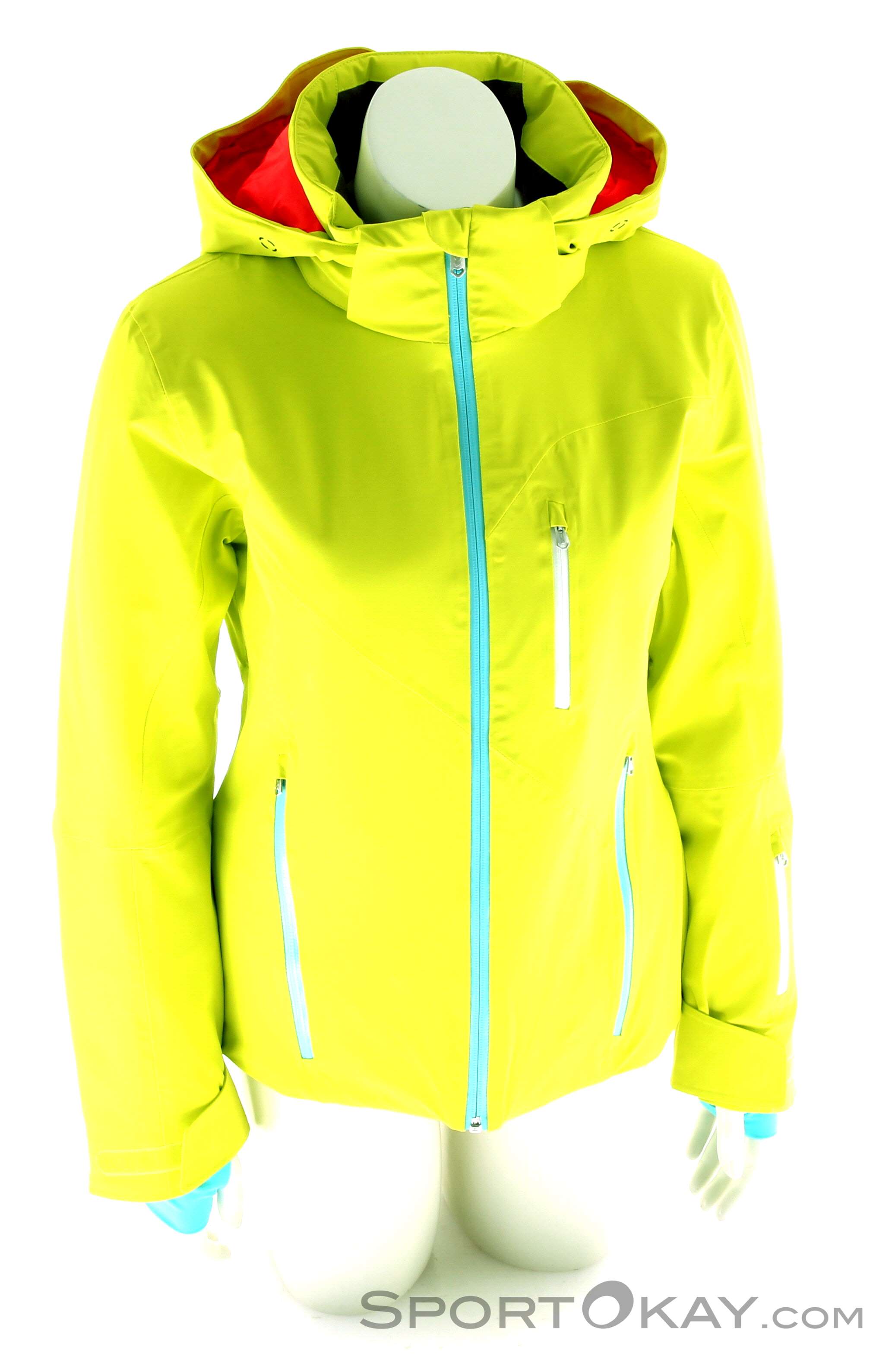 Ski Jacke Skijacke Senfgelb Damen LUHTA Damen Skijacke