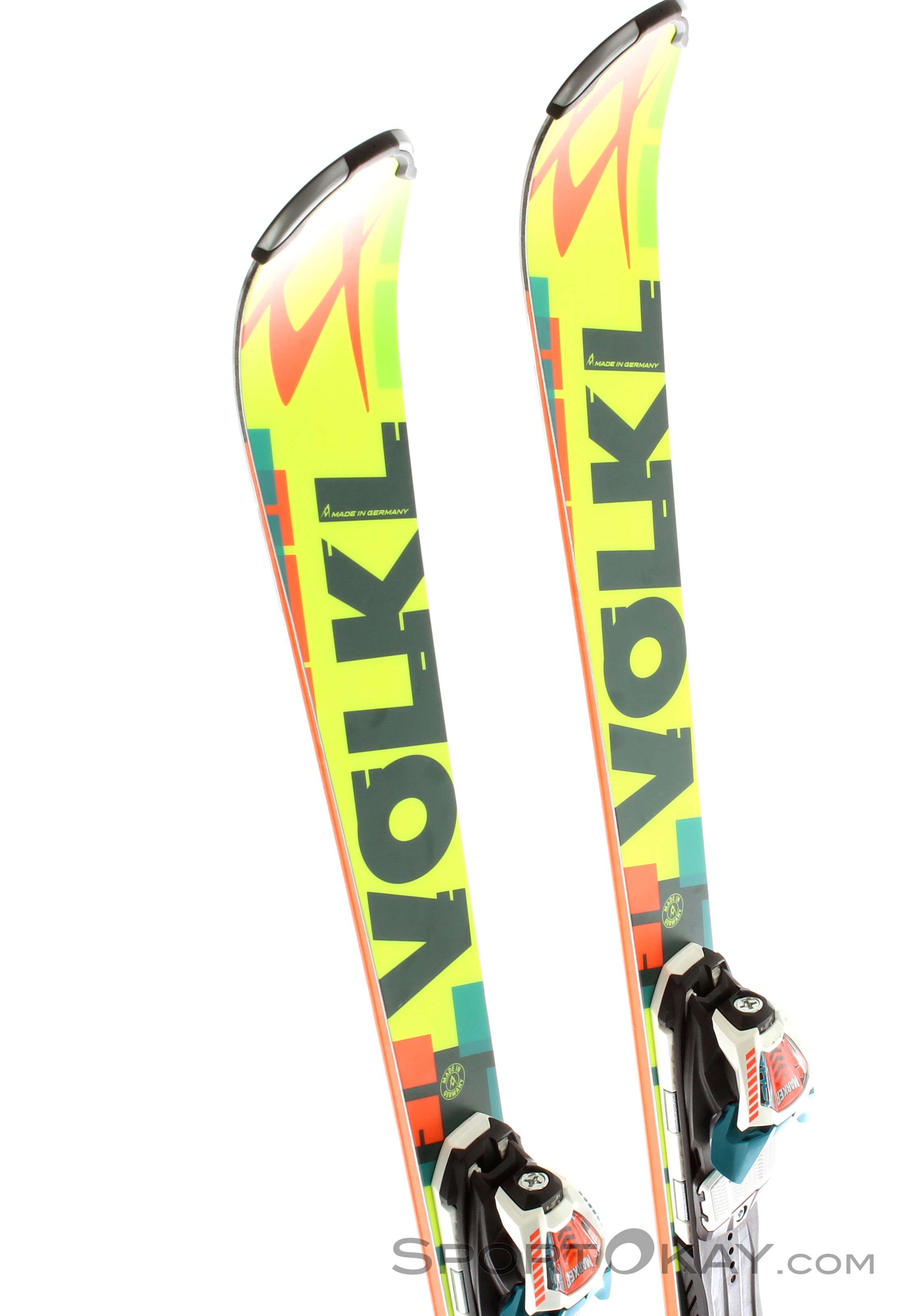 Völkl Racetiger Speedwall SL R + Race 10 Youth Ski Set 2017