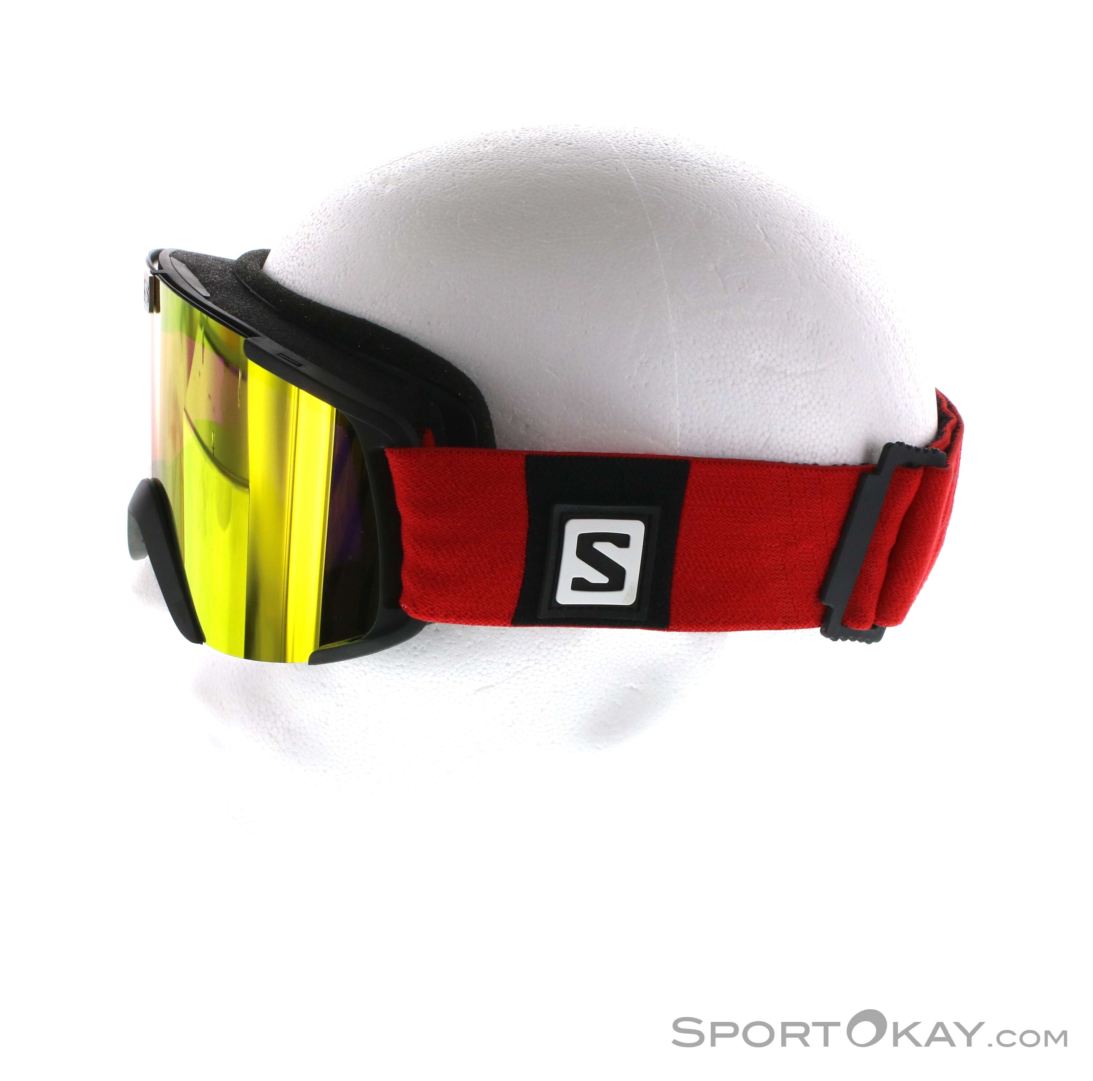 Snow Goggles Salomon Xview Mid Red Salomon X-View Ski Goggles Ski Goggles  Ski Goggles Accessory