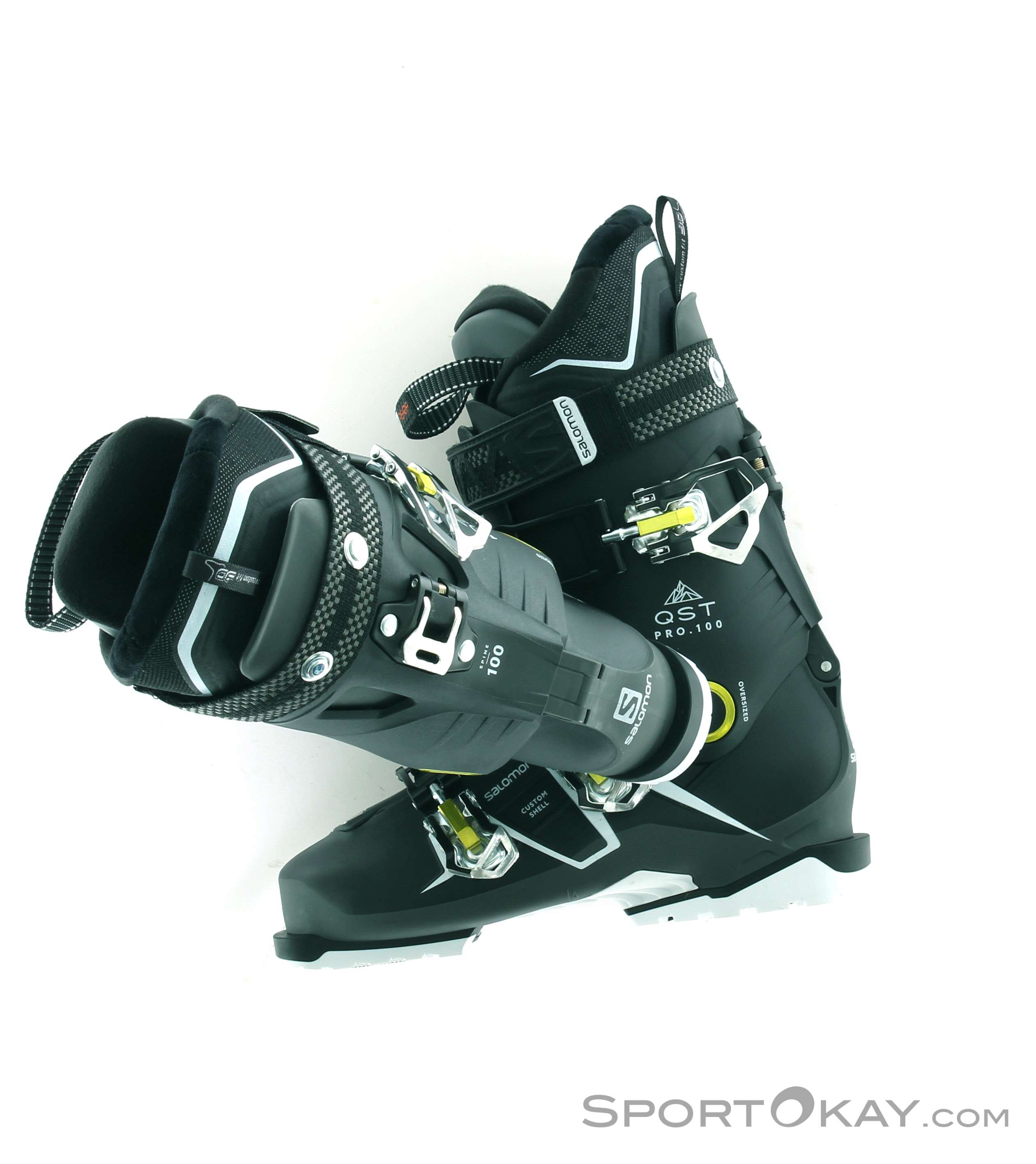 qst salomon ski boot 2018 98 Skis 2024 mouldable My Custom Fit 3D that provides you with a nice and narrow fit for good power transfer and feel of control Salomon QST PRO 130 TR