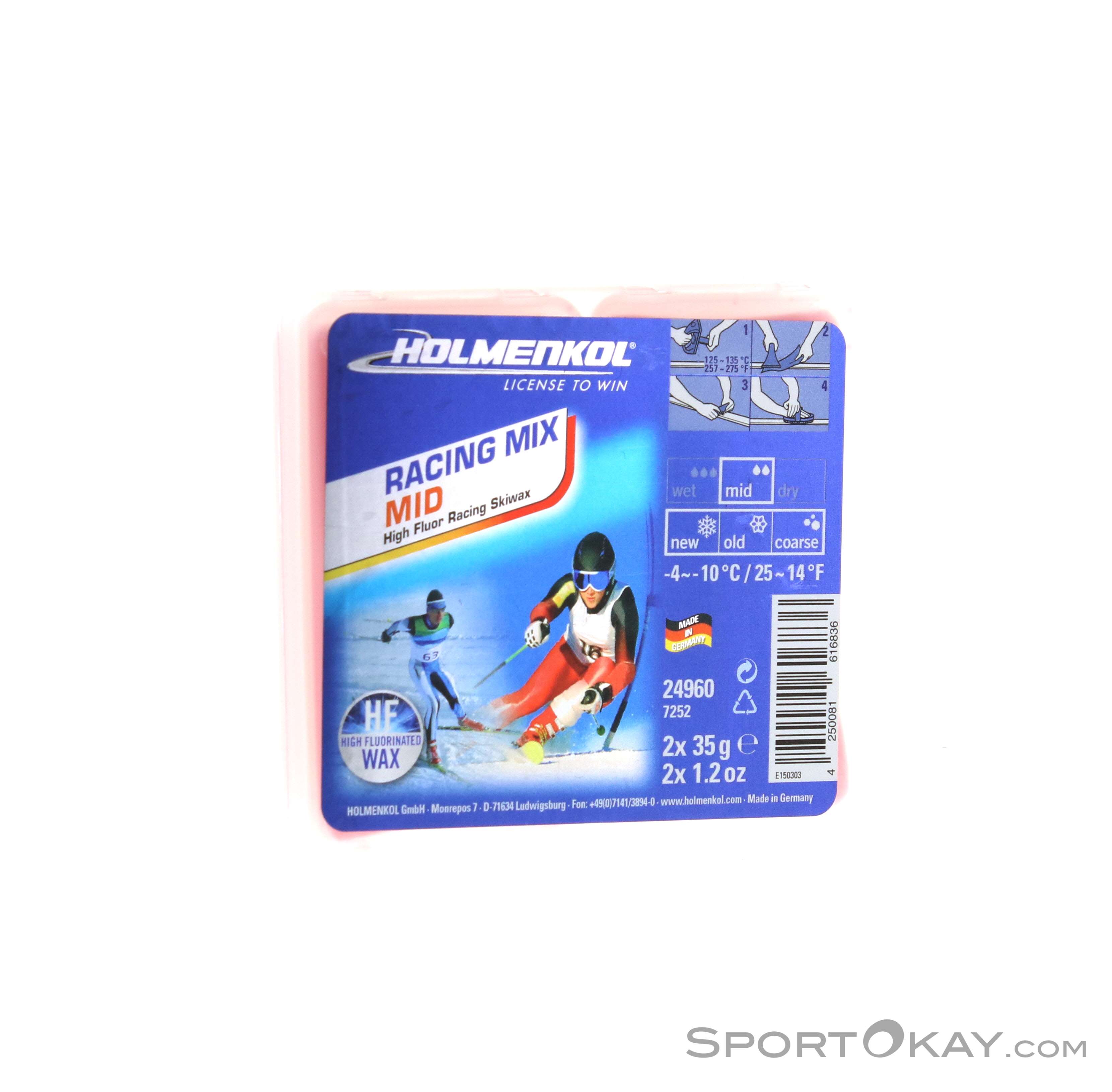 Holmenkol Racing Mix Mid 2x35g Wachs - Wachs - Skipflege