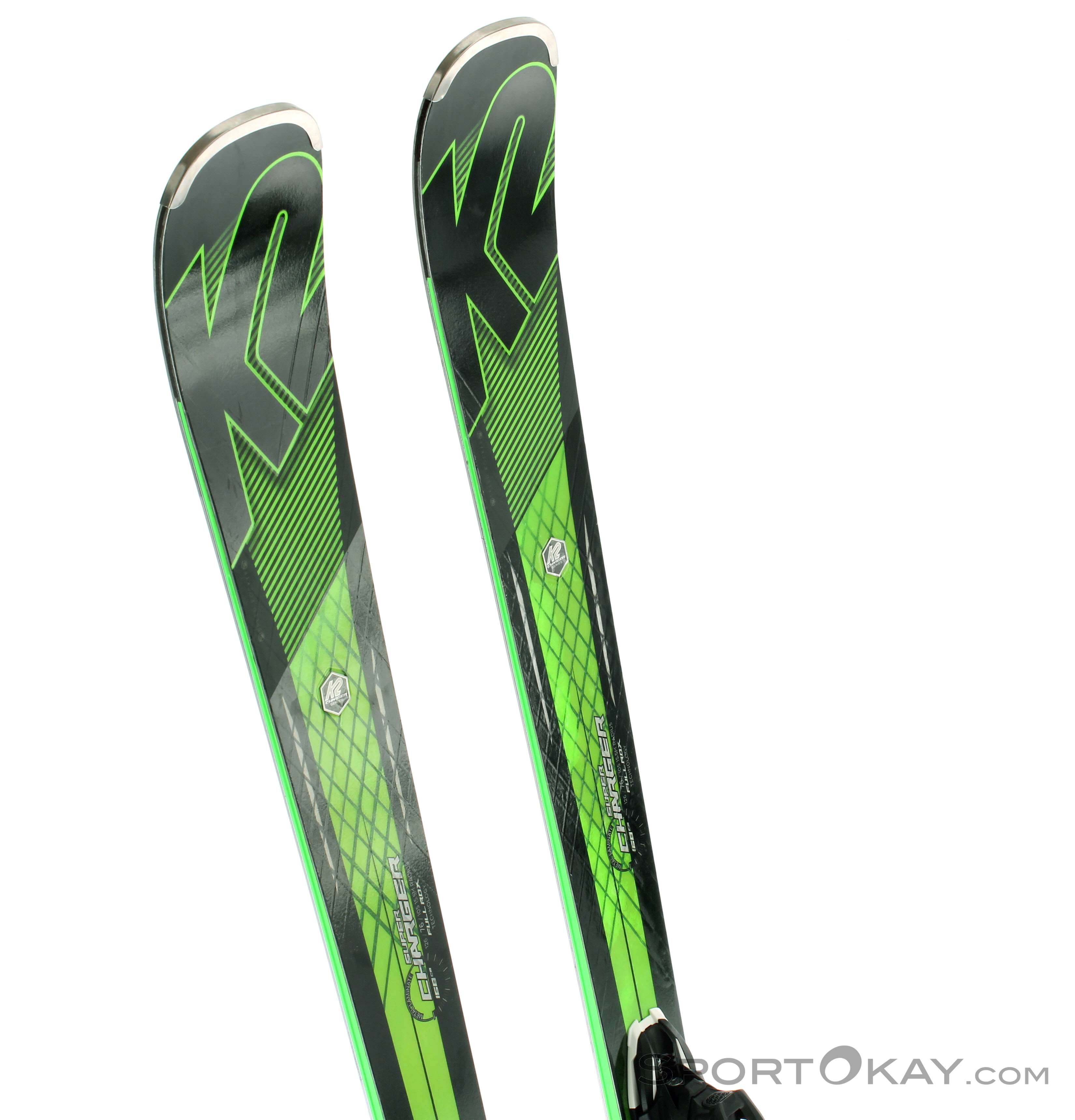K2 Super Charger 76 + MXCell 12 Ski Set 2017 - Alpine Skis - Skis