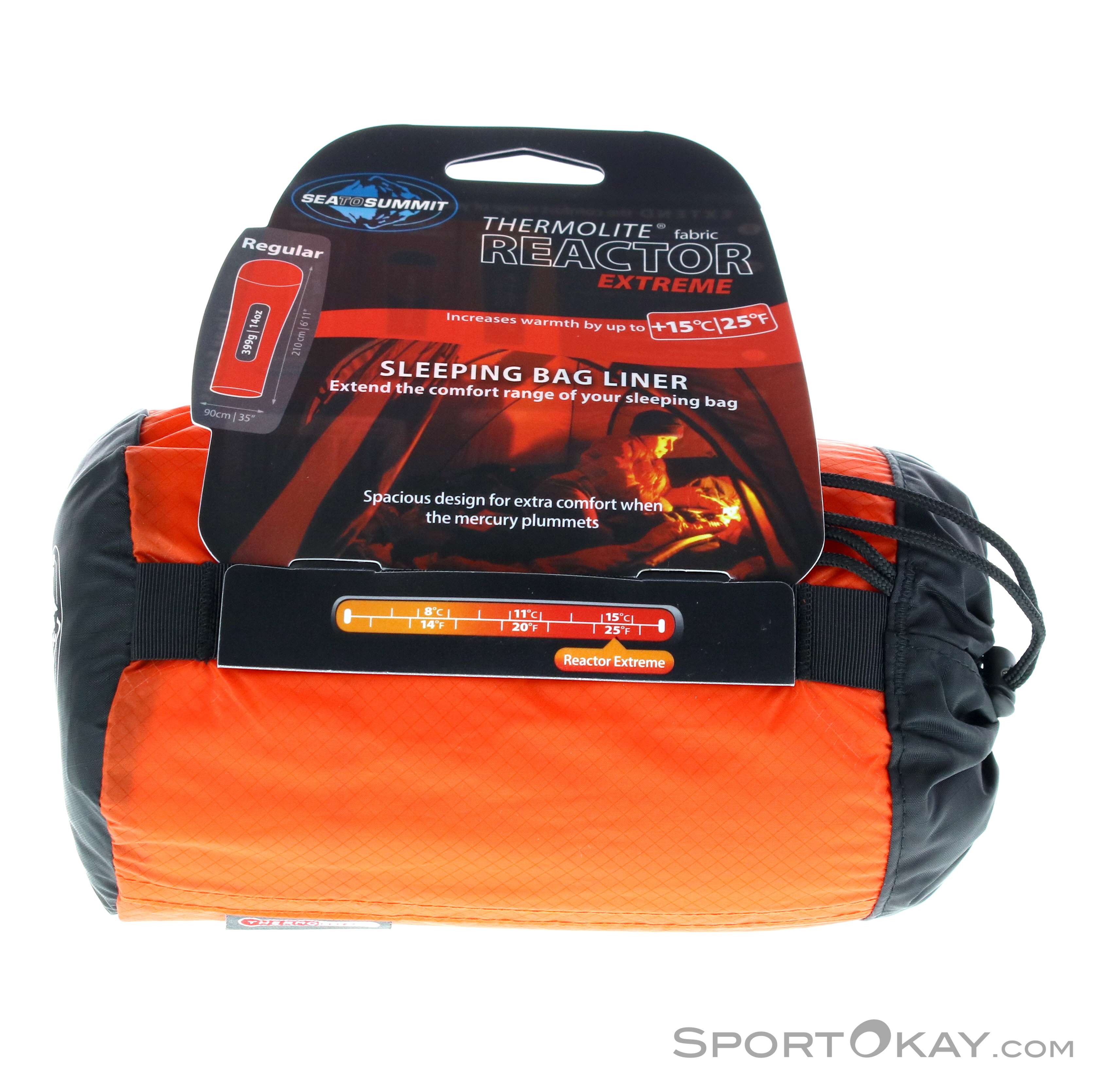 アウトドア寝具 Sea to Summit Thermolite REACTOR EXTREME Thermolite Reactor Extreme Liner – Half-Moon Outfitters