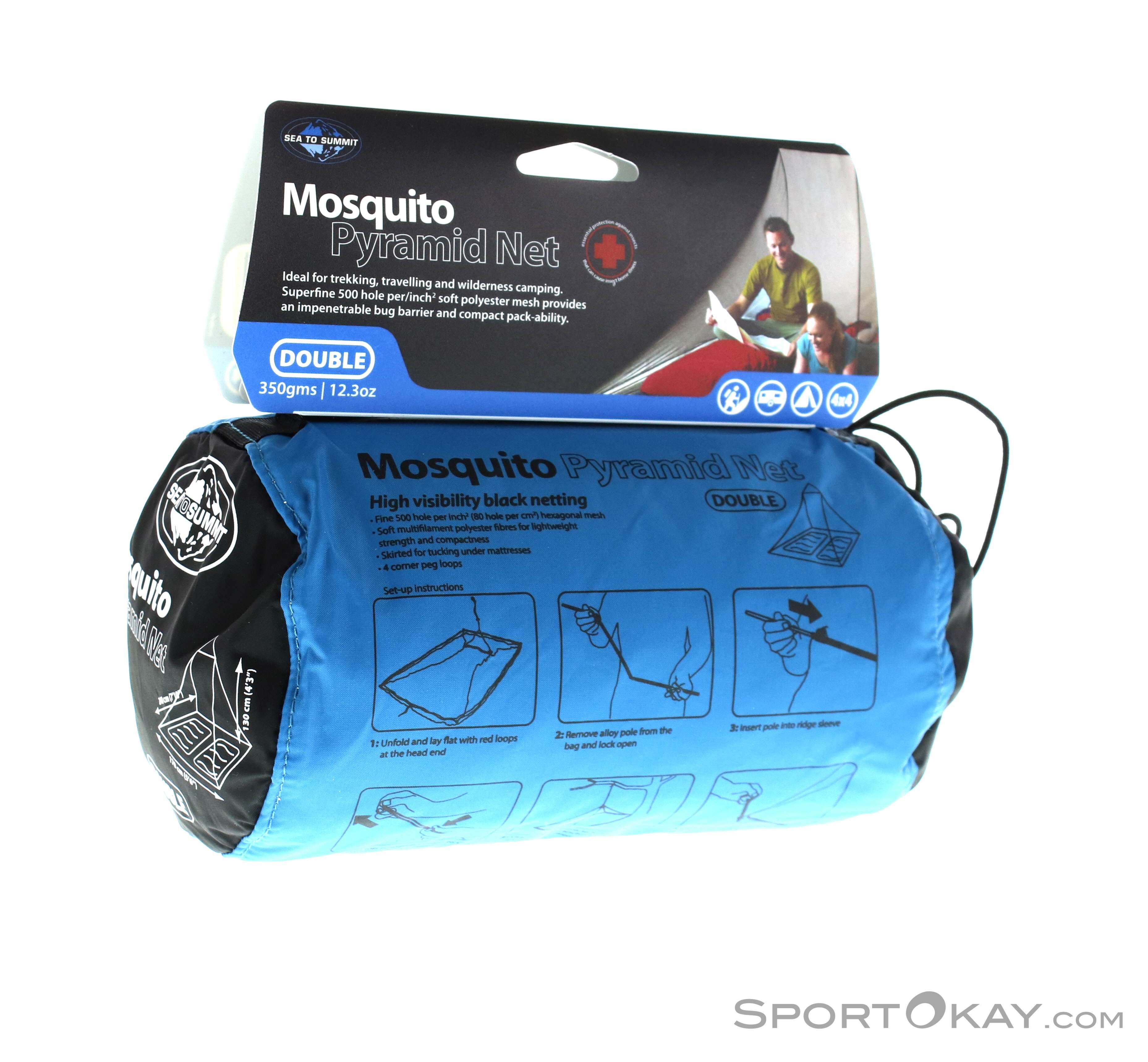 Insectennet Sea To Summit Mosquito Net Single Black Translucide - Zomer 2026