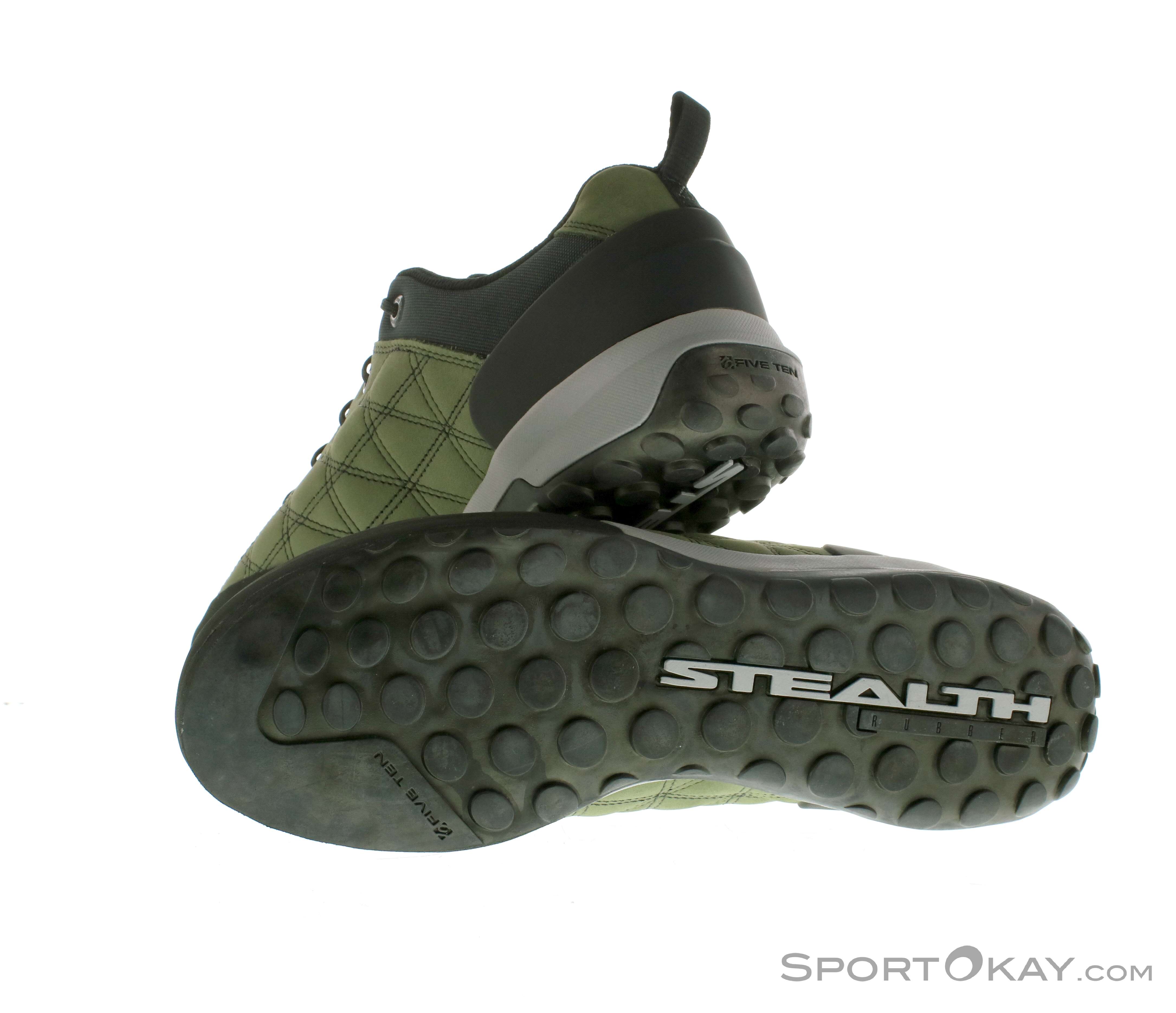 Five Ten Guide Tennie Approach Shoes Mens Olive Green Stealth Rubber Hiking B+ Five Ten Guide Tennie Approach Shoe - Men main image 3