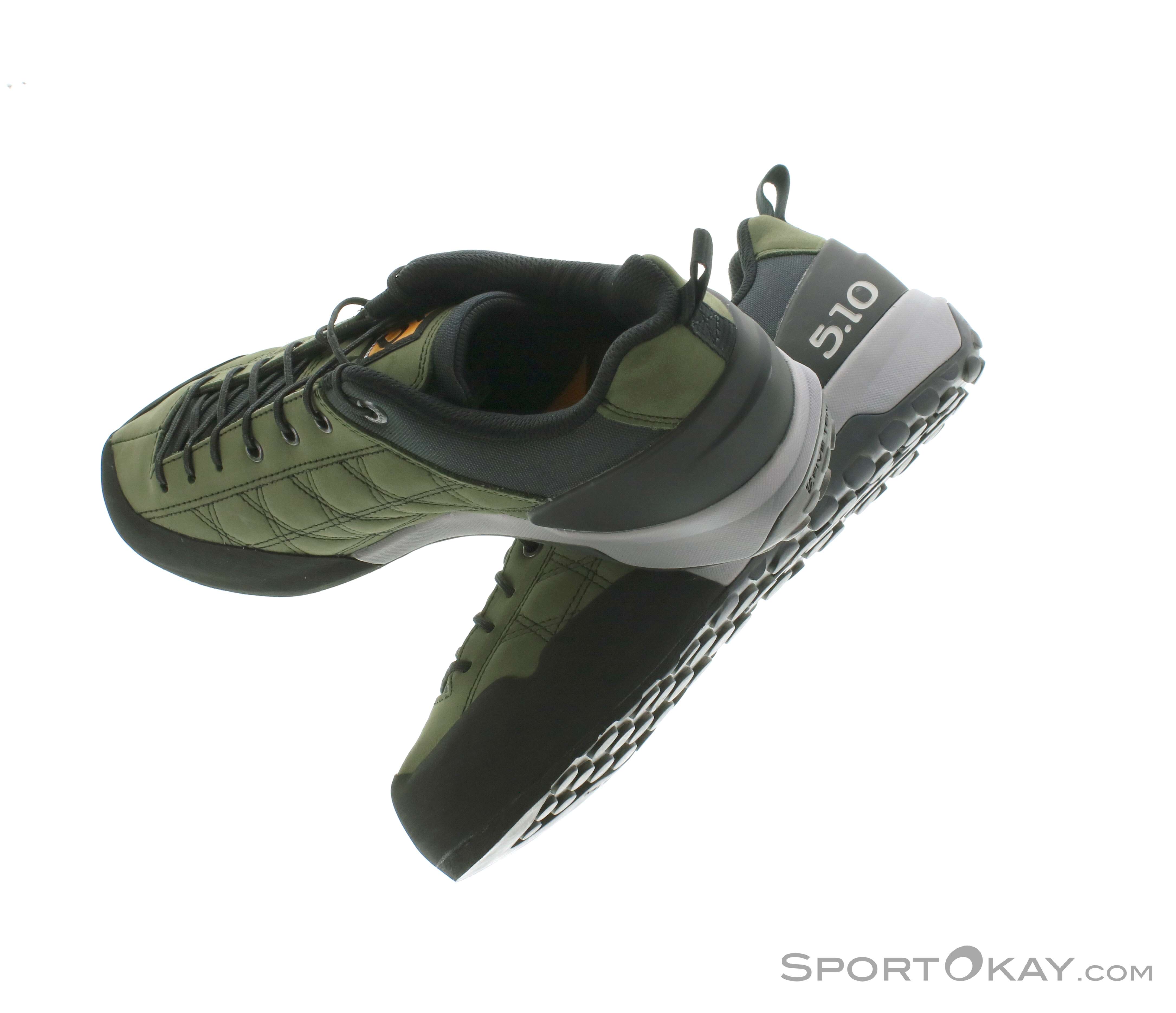 Five Ten Guide Tennie Approach Shoes Mens Olive Green Stealth Rubber Hiking B+ Five Ten Guide Tennie Mens Approach Shoes - Multisport Shoes  main image 4