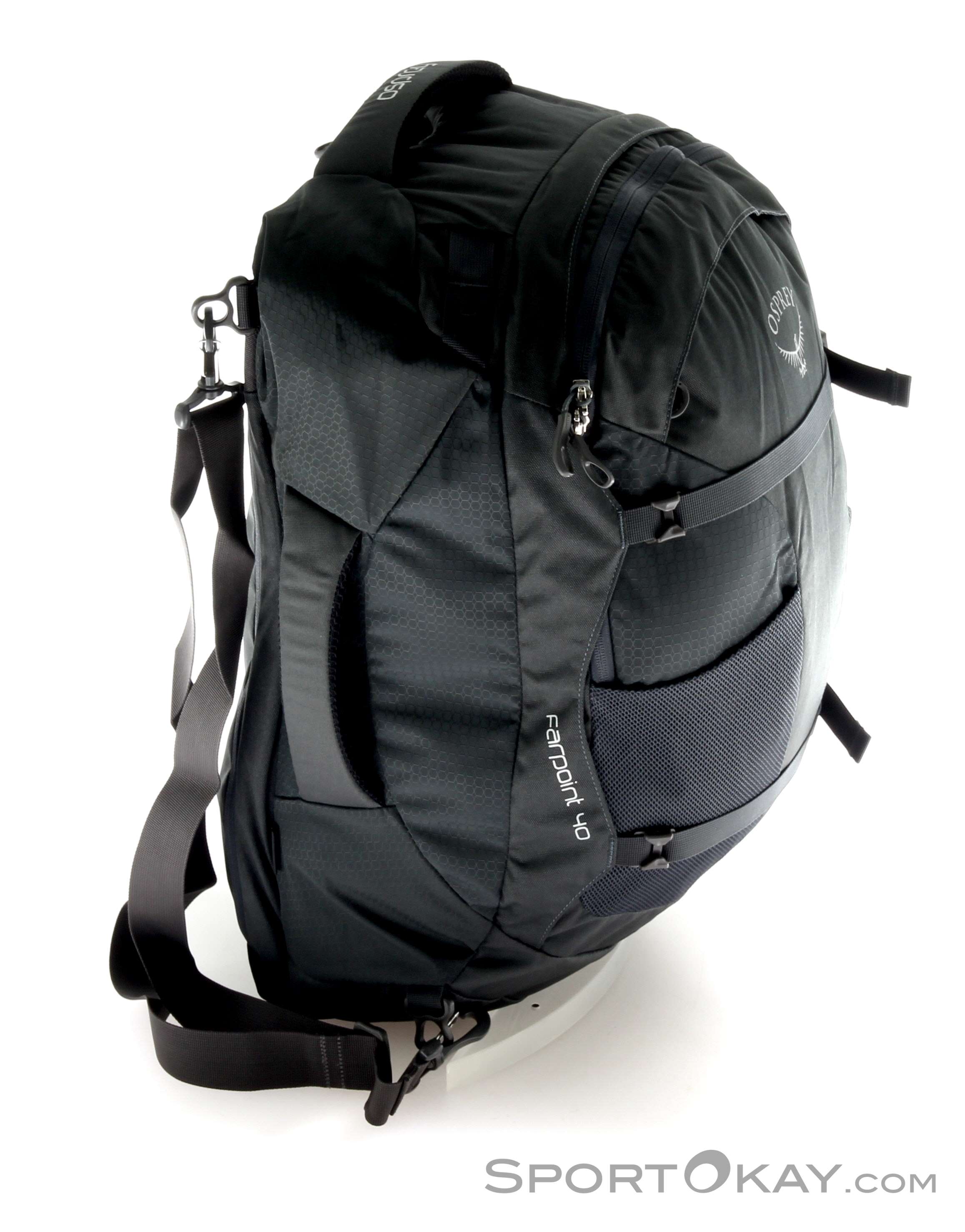 Volcanic Grey Osprey Farpoint 40 Travel Wheeled Backpack Osprey