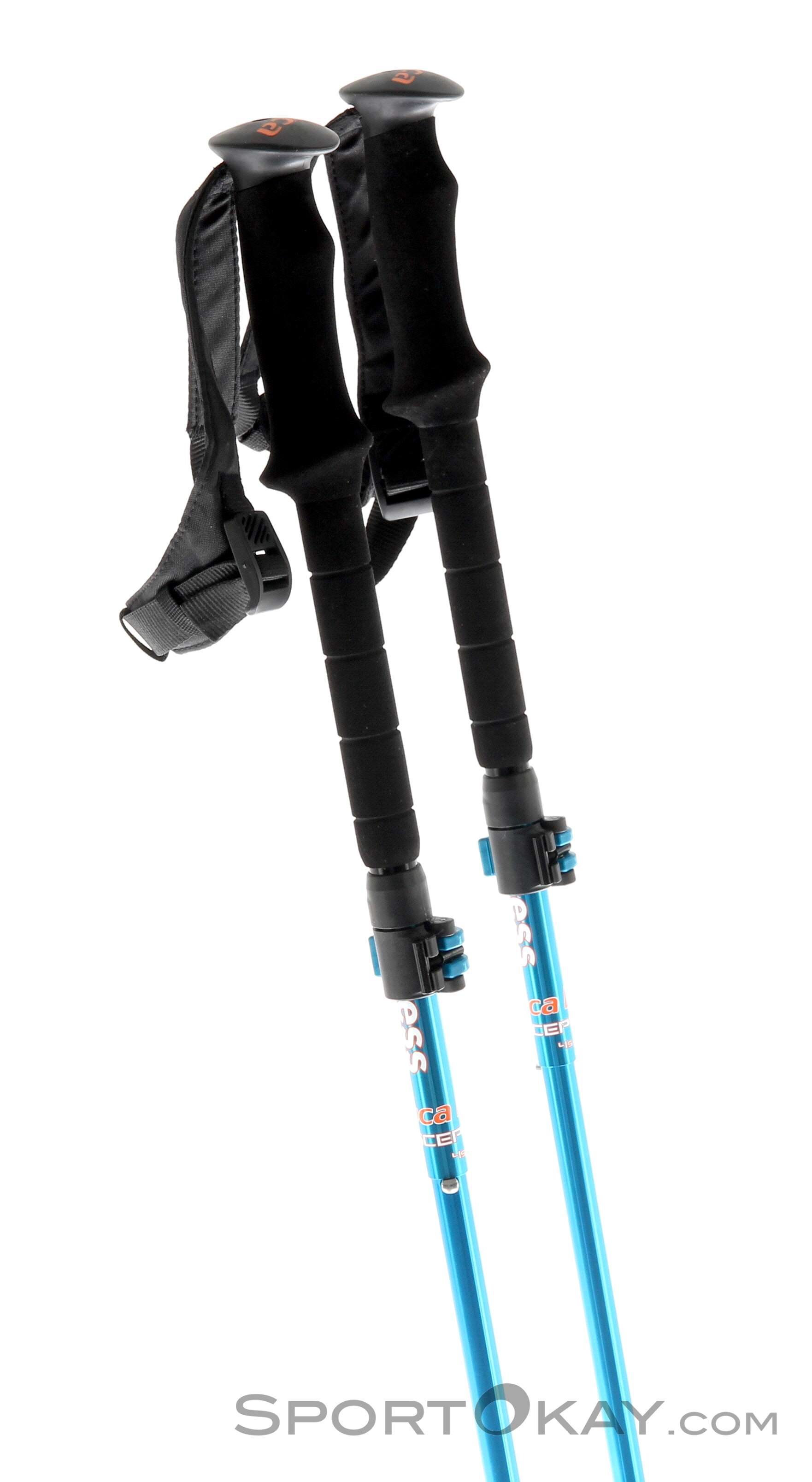 Skistok Leki Women Neolite Airfoil Gun Metal Black Light Turquoise