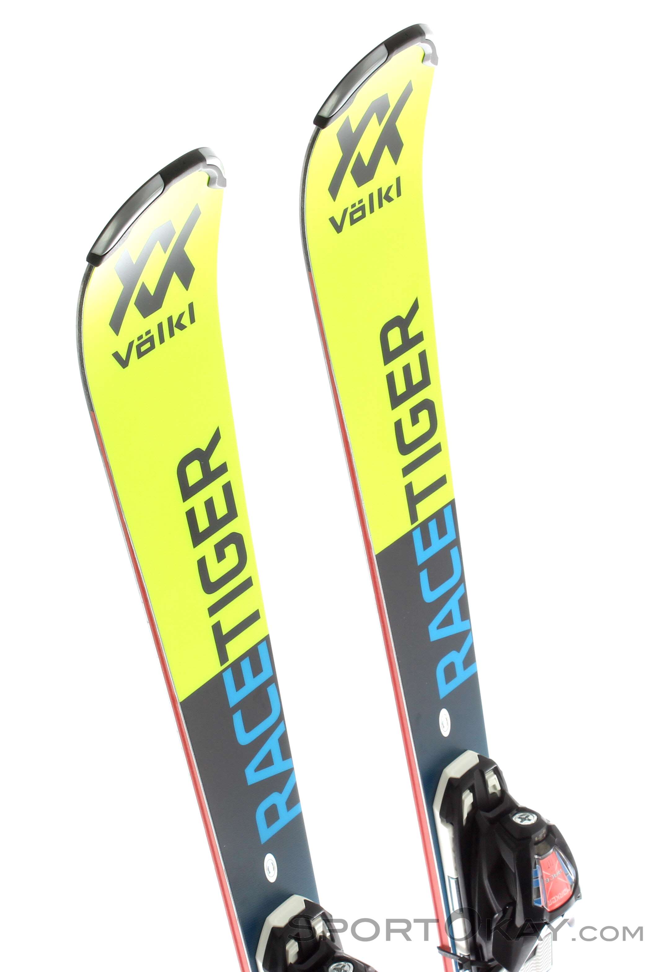 Völkl Racetiger Speedwall SL R + Race 10 Youth Ski Set 2018
