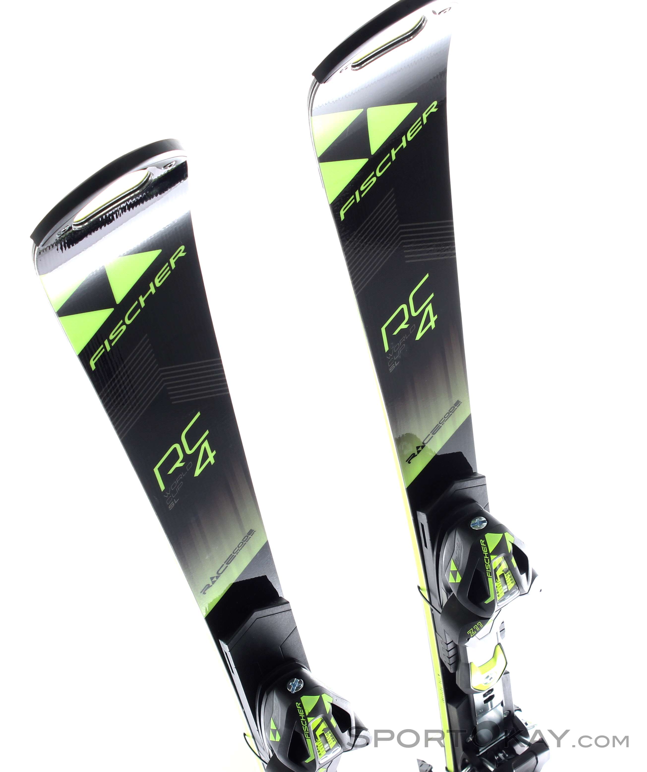 Fischer RC4 Worldcup SL JR + RC 4 Z11 FF Youth Ski Set 2018